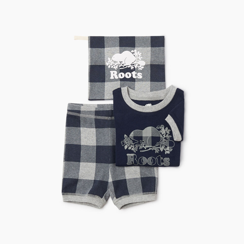 Roots Boys Plaid PJ Set