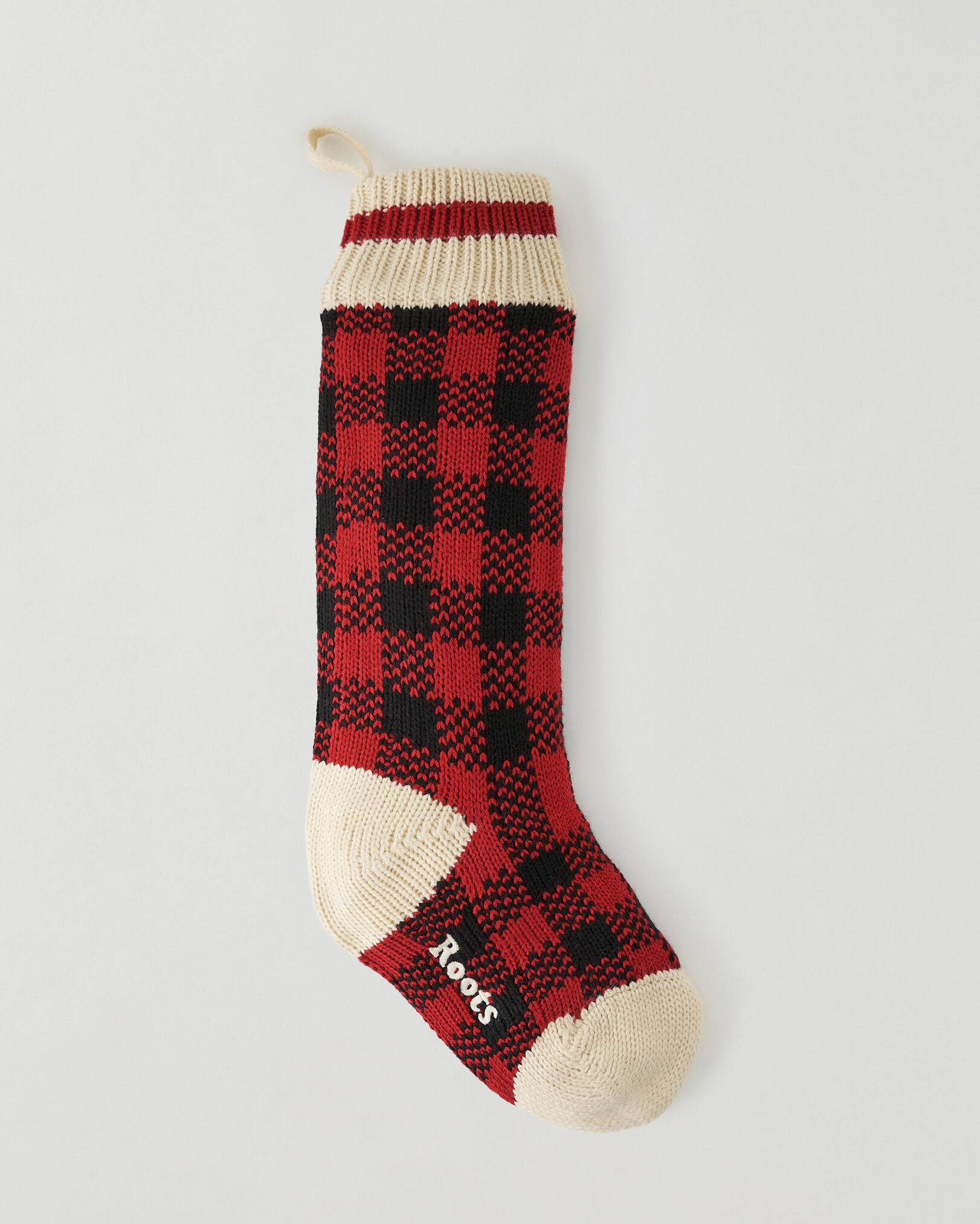 Park Plaid Knit Stocking