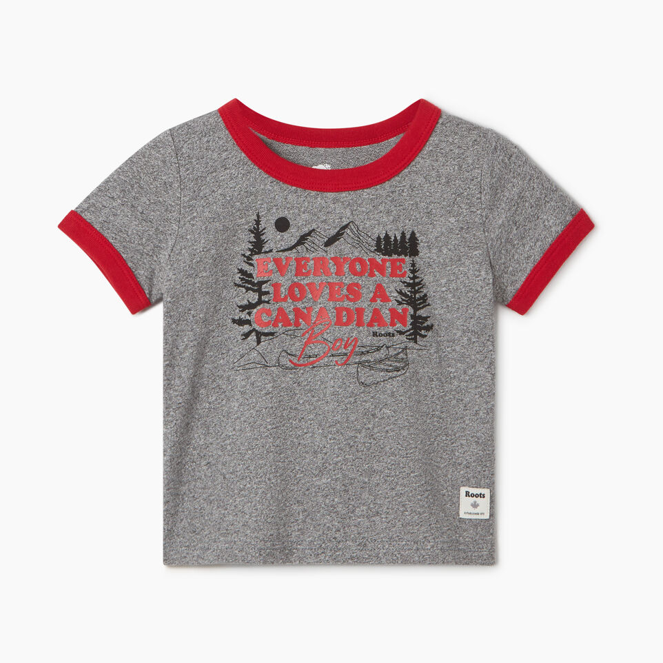 Roots Baby Canadian Boy Ringer T-shirt