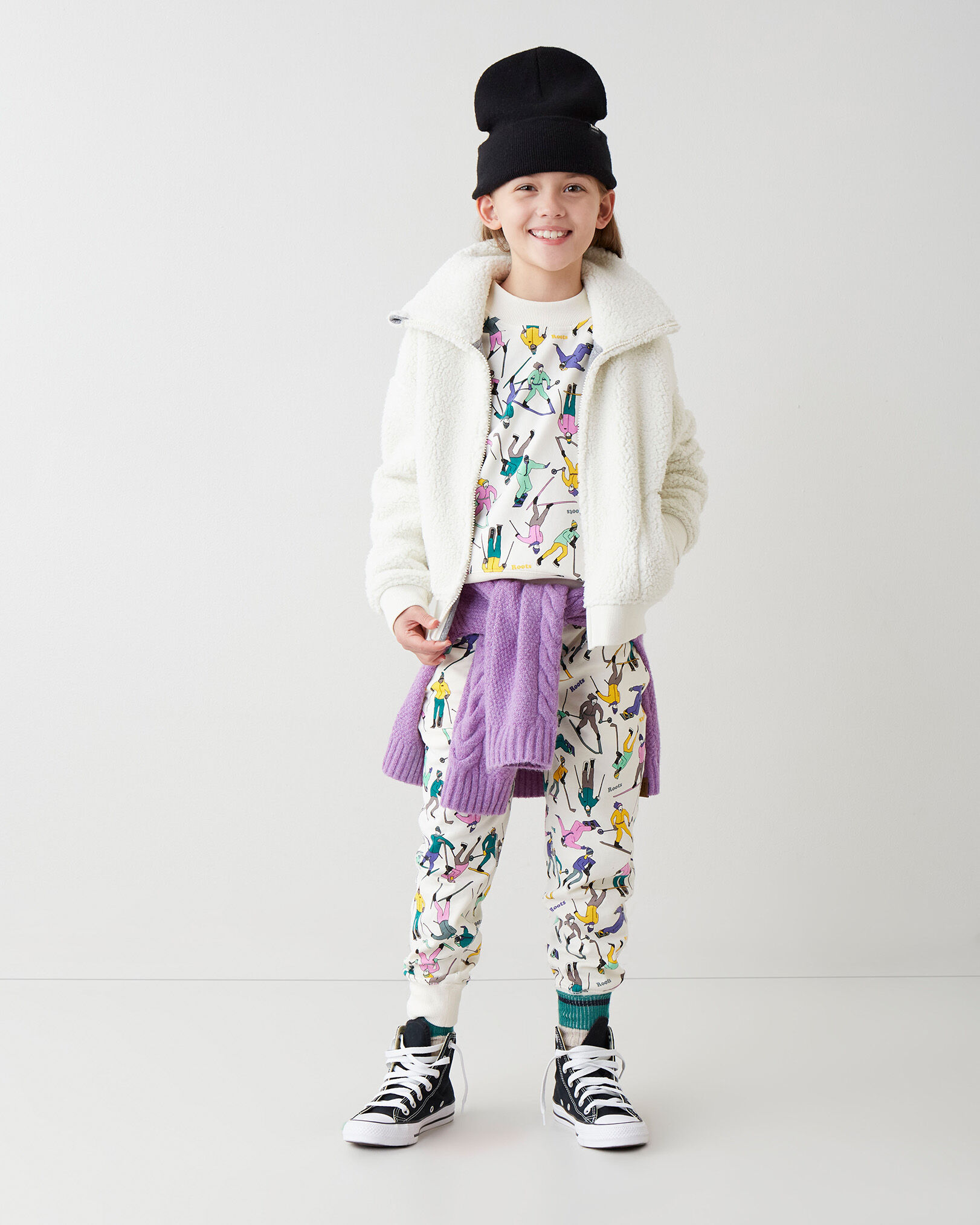 Girls Cozy Slim Winter Sweatpant
