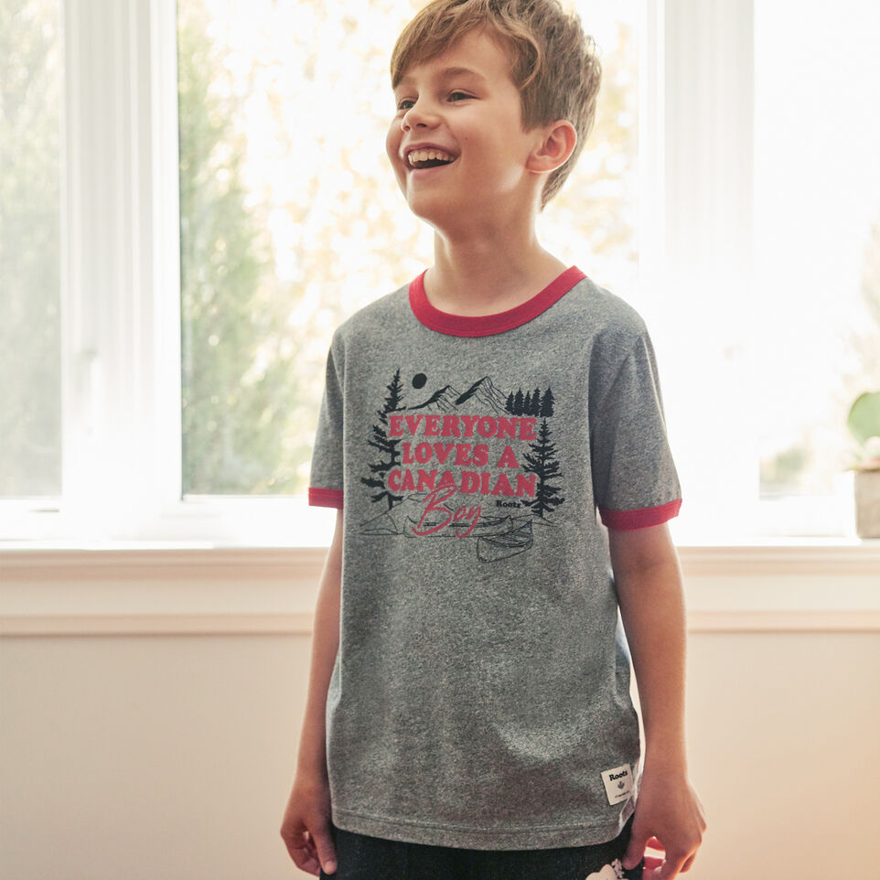 Roots Boys Canadian Boy Ringer T-shirt