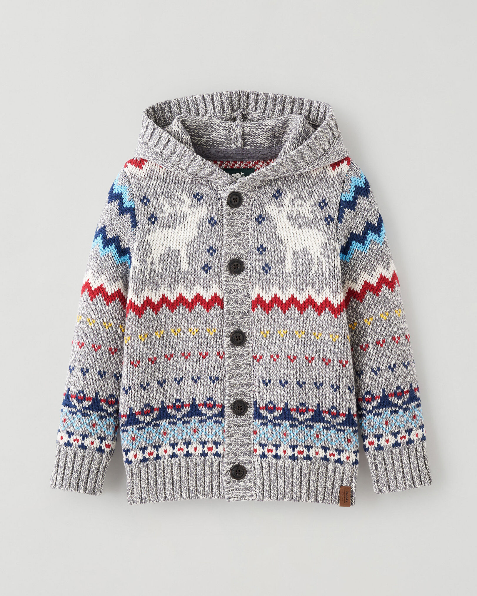 Toddler Fair Isle Hoodie Sweater