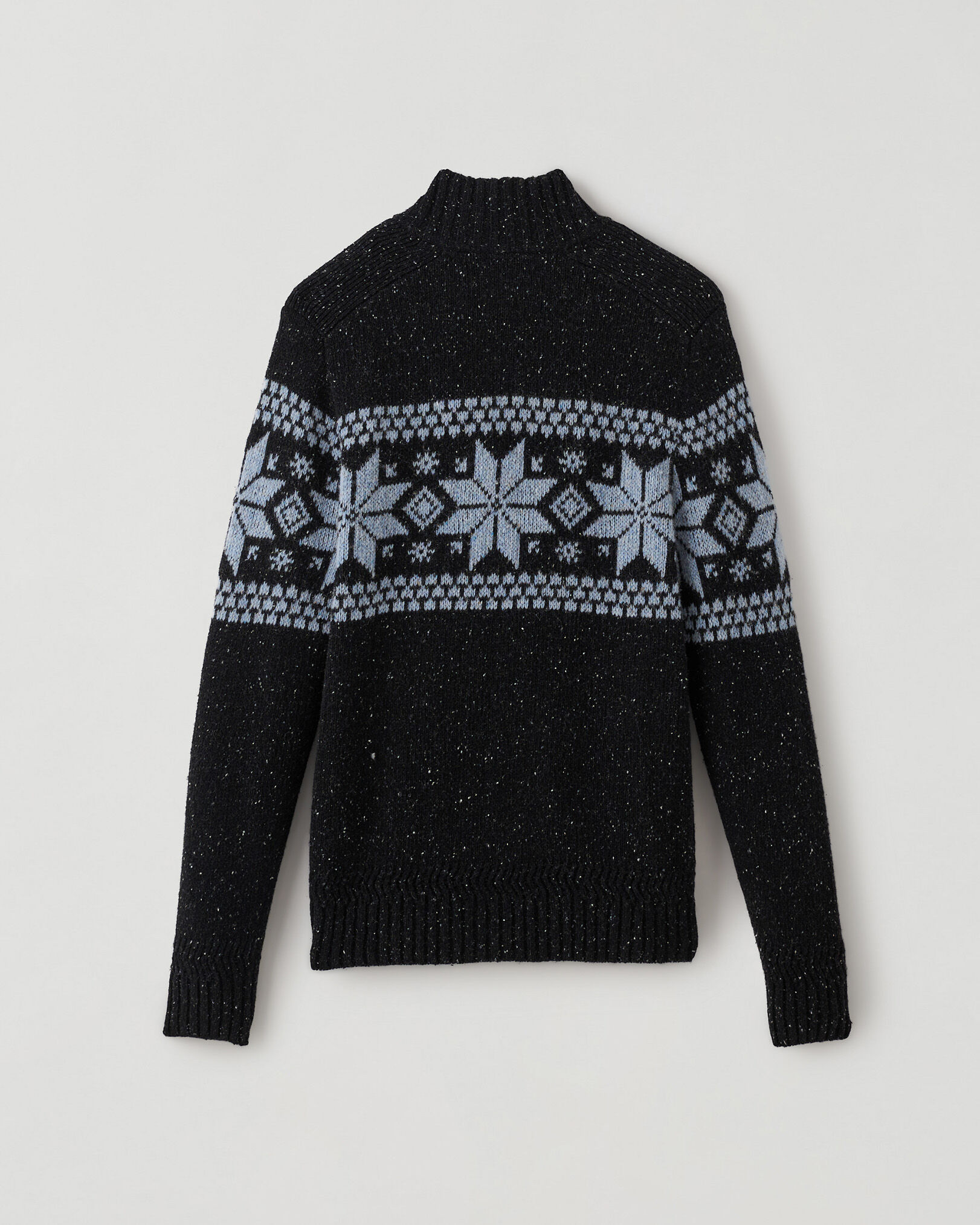 Luxe Wool Fair Isle Mock