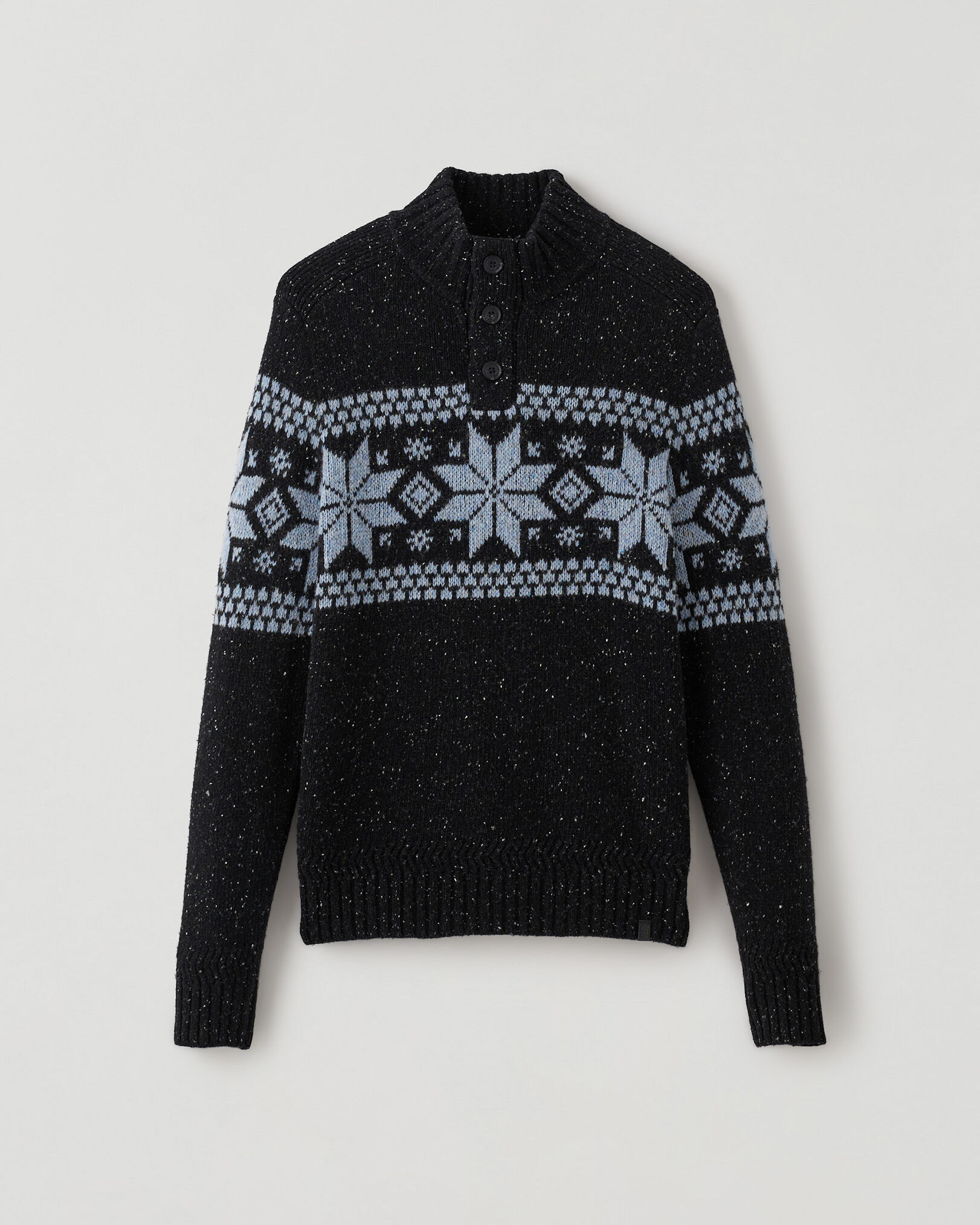 Luxe Wool Fair Isle Mock