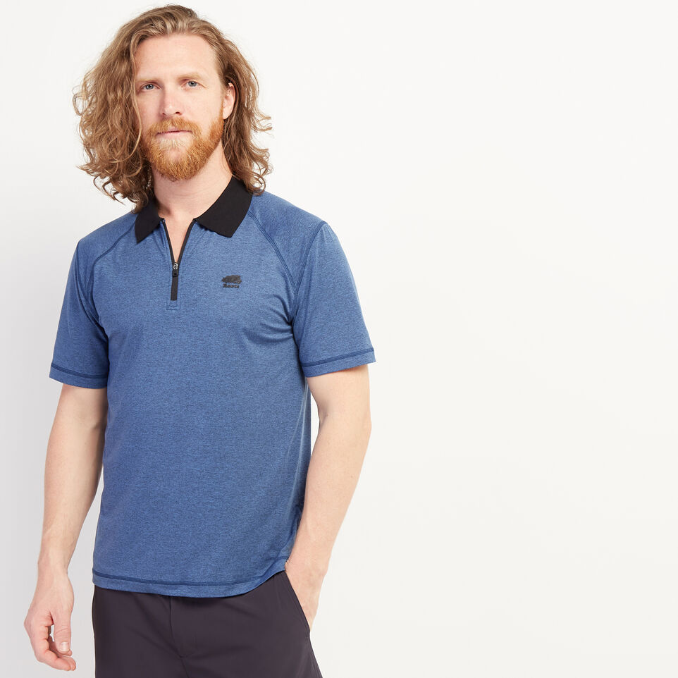 Roots Journey Zip Polo