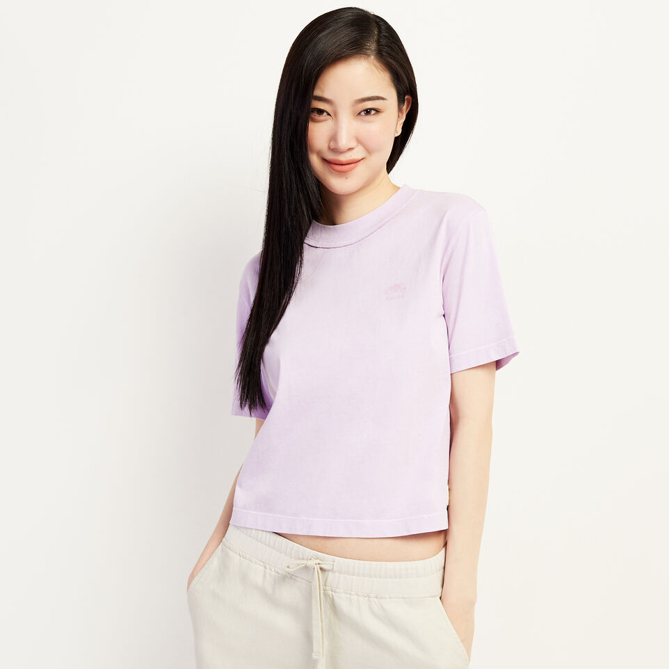 Roots Womens Raw Edge Neckline T-shirt