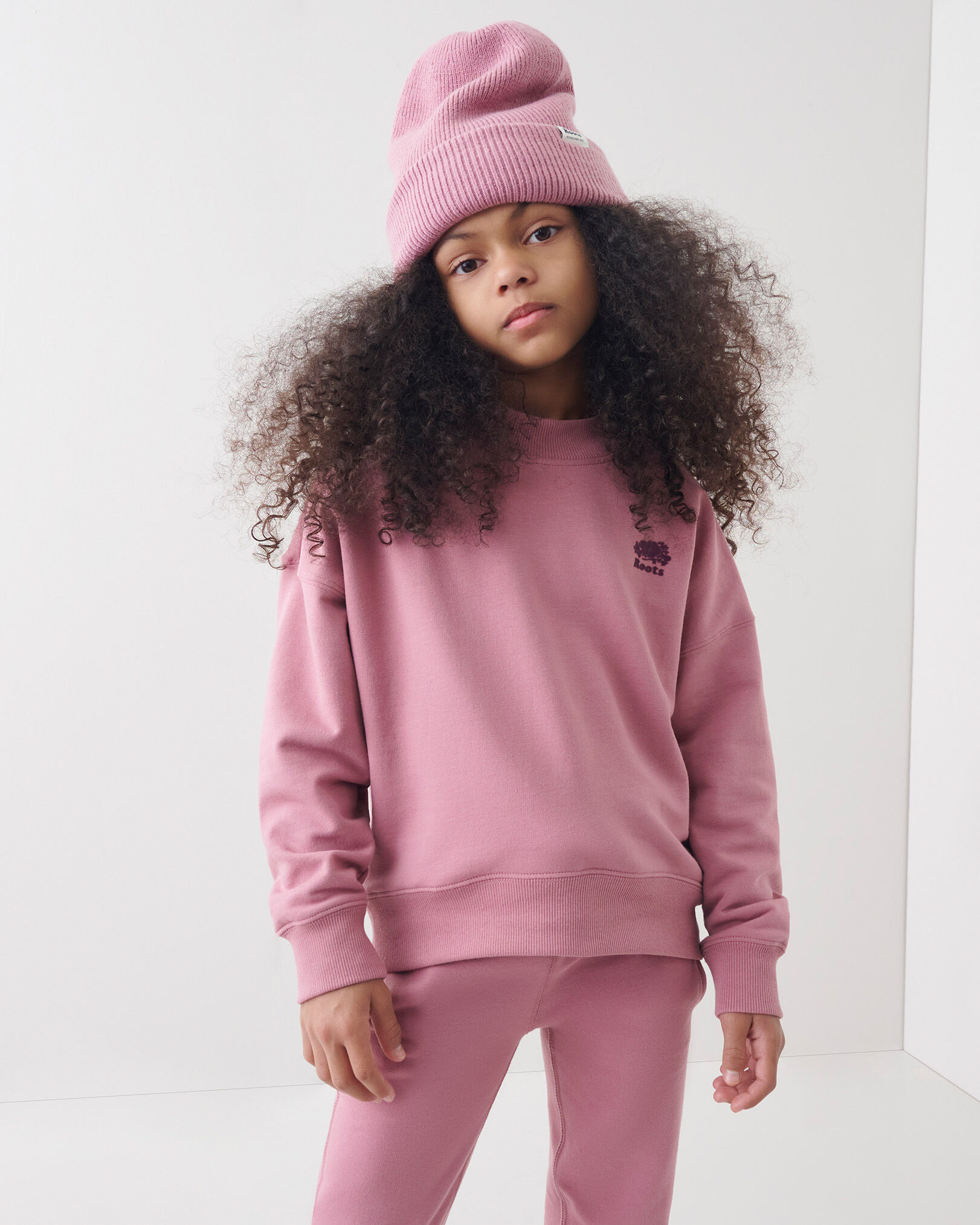 Girls Cozy Mock Top