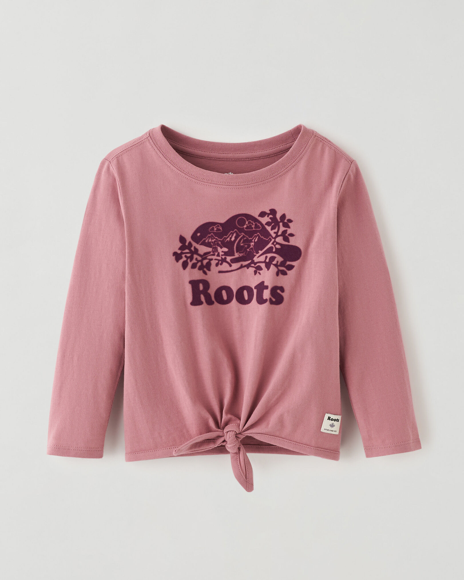 Toddler Girls Winter Cooper Tie T-Shirt
