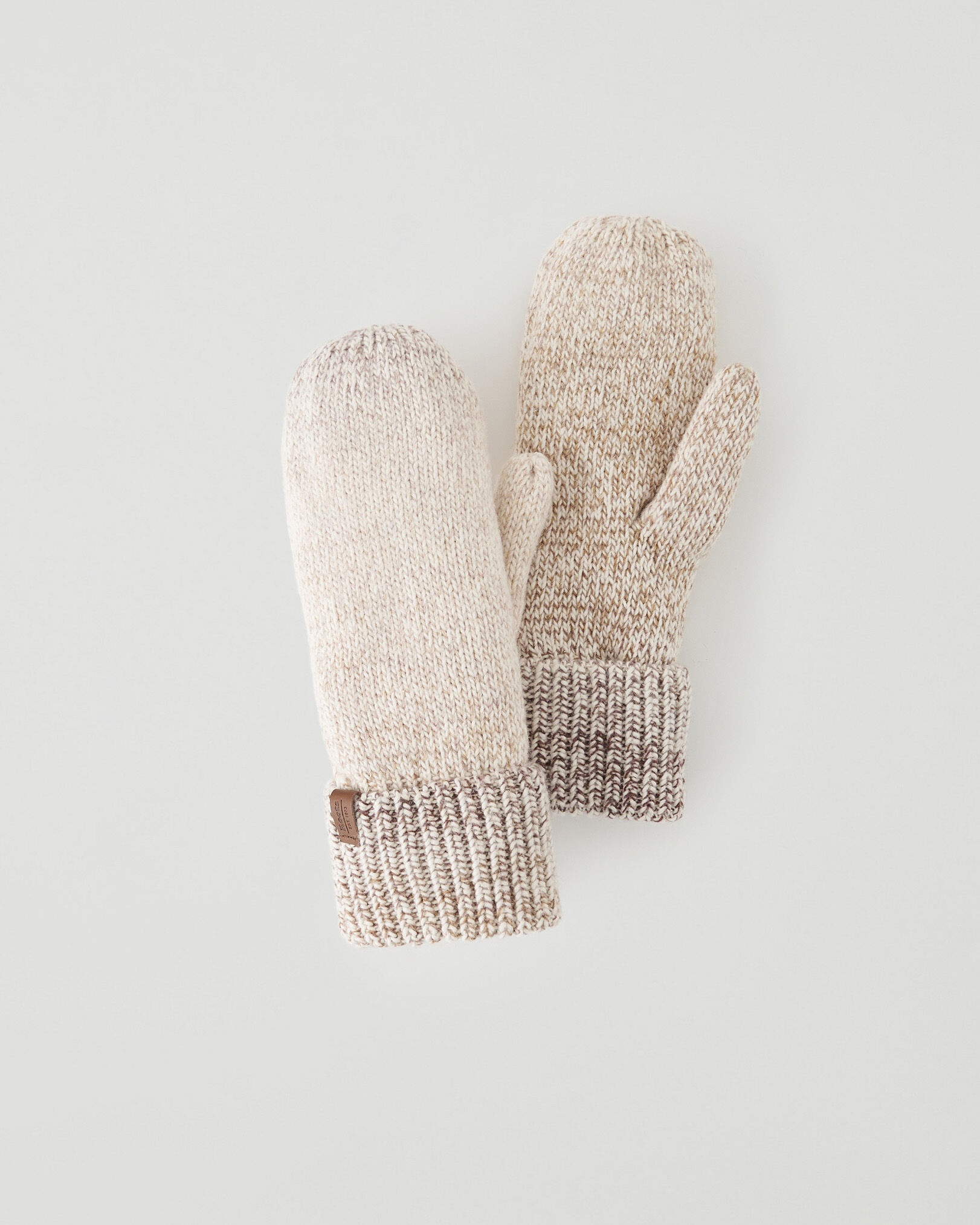 Womens Snowy Fox Ombre Mitten