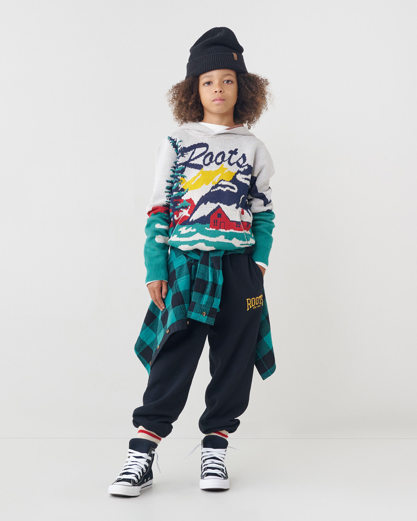 Kids Park Plaid Sweatpant