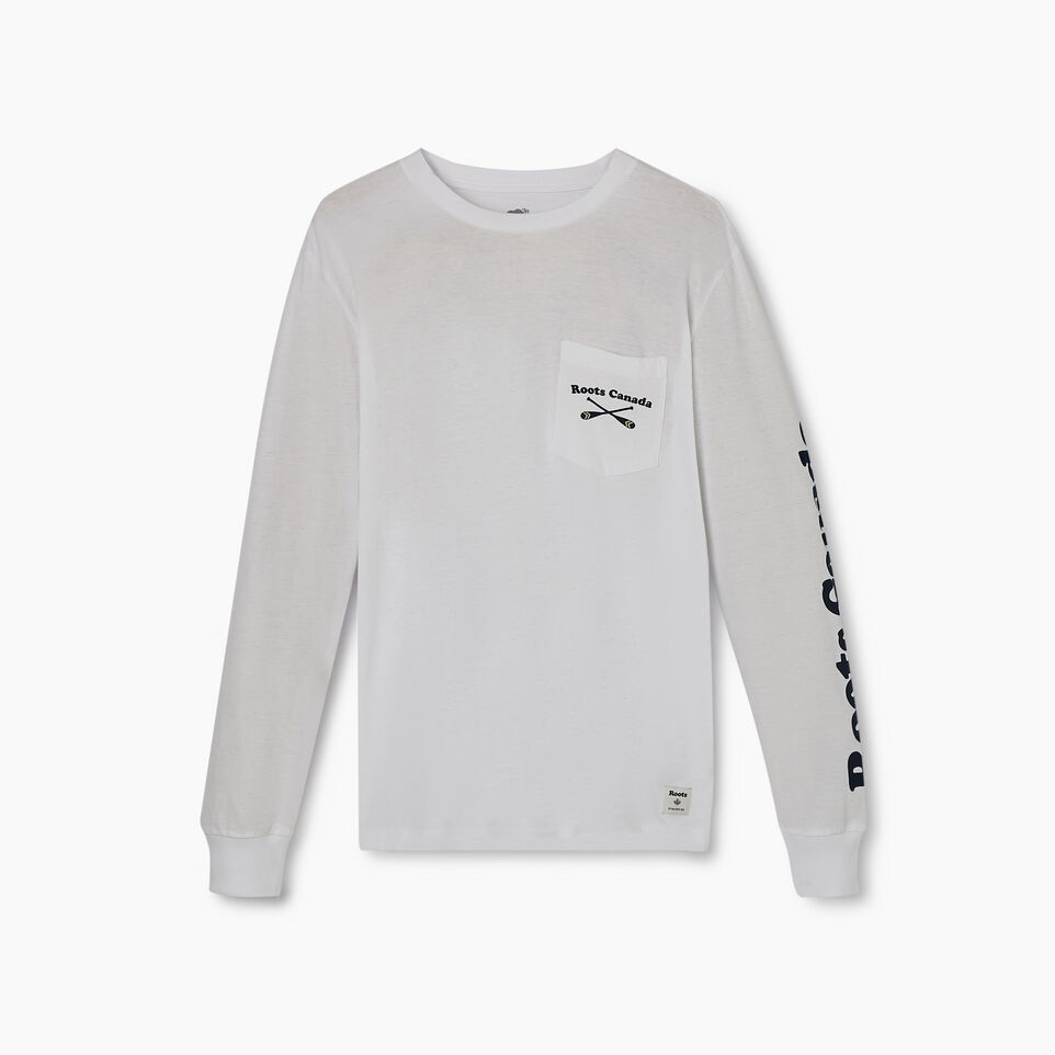 Roots Mens Canoe Club Long Sleeve T-shirt
