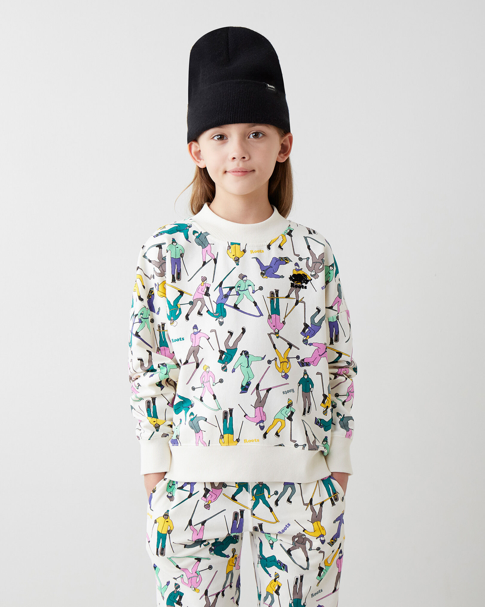 Girls Cozy Mock Winter Top