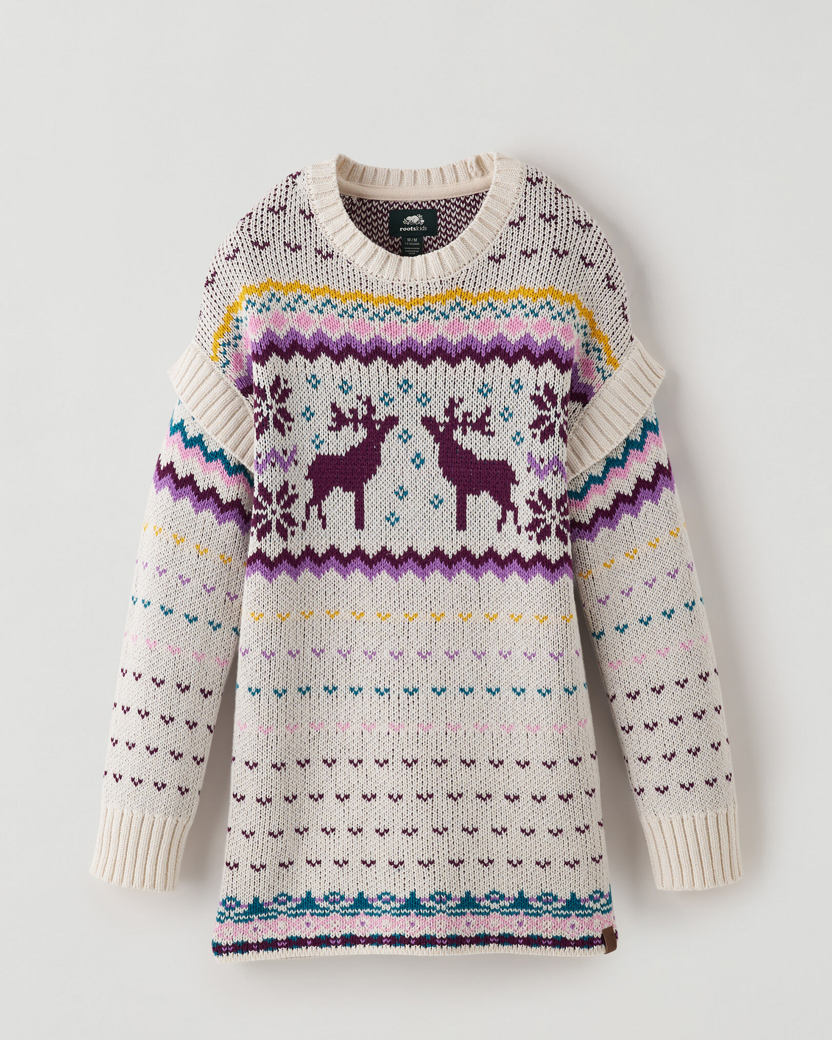 Girls Fair Isle Sweater Dress