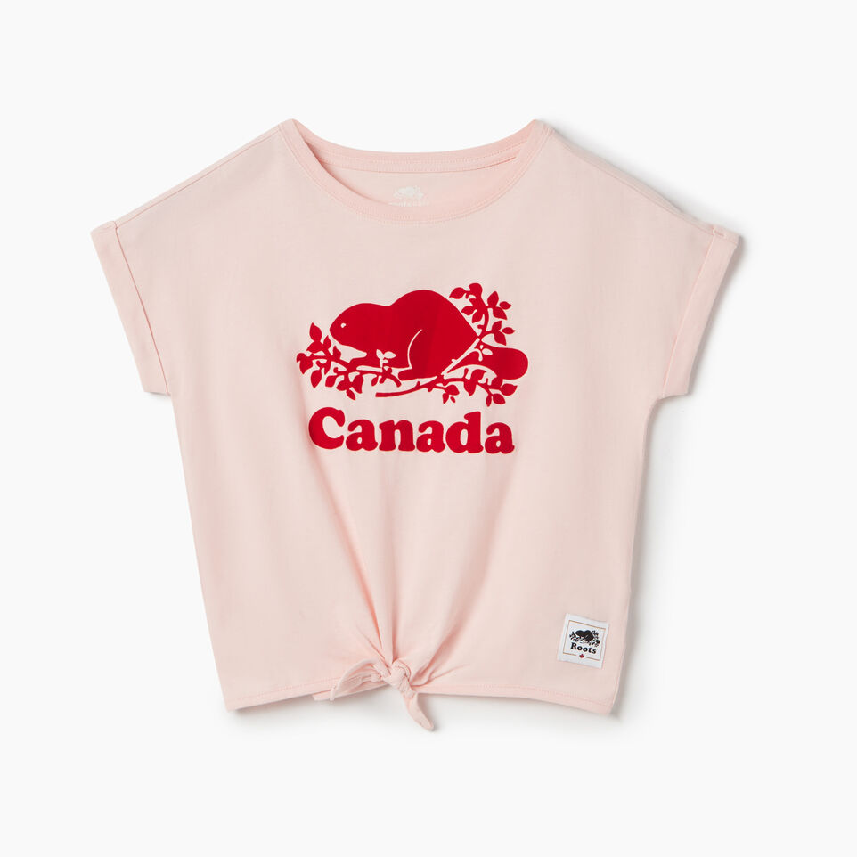 Roots Girls Canada Tie T-shirt