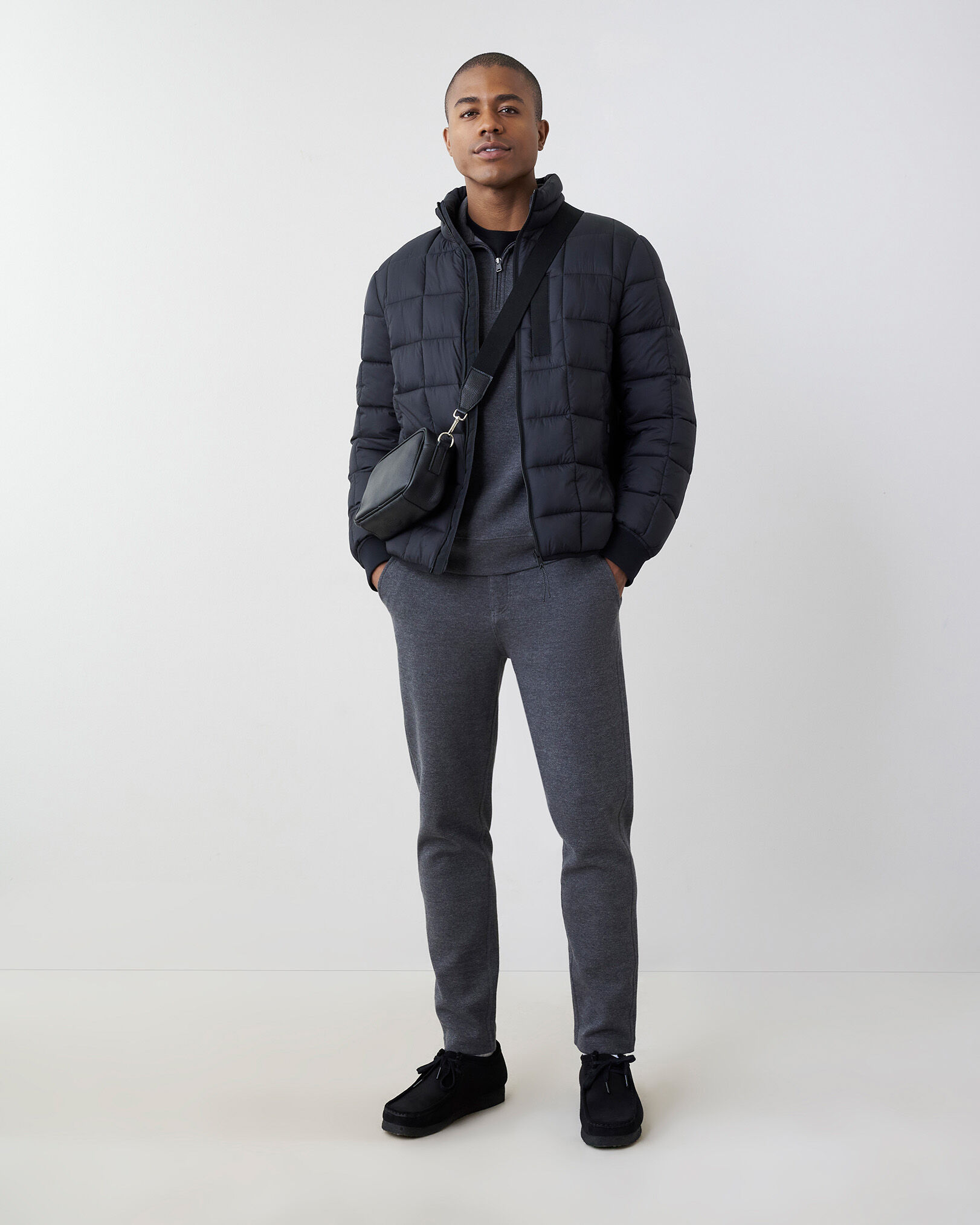 Quilted Hybrid Jacket