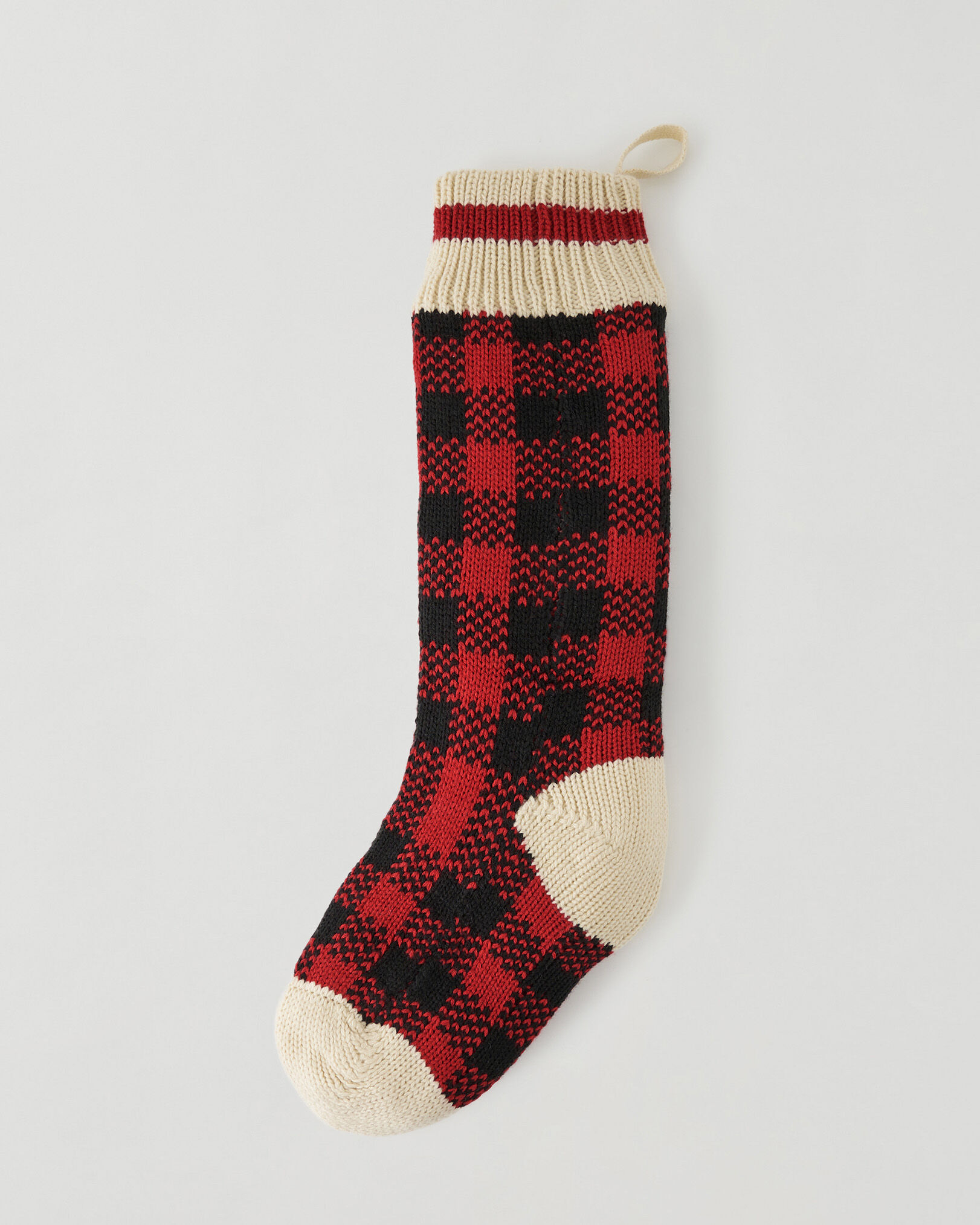 Park Plaid Knit Stocking