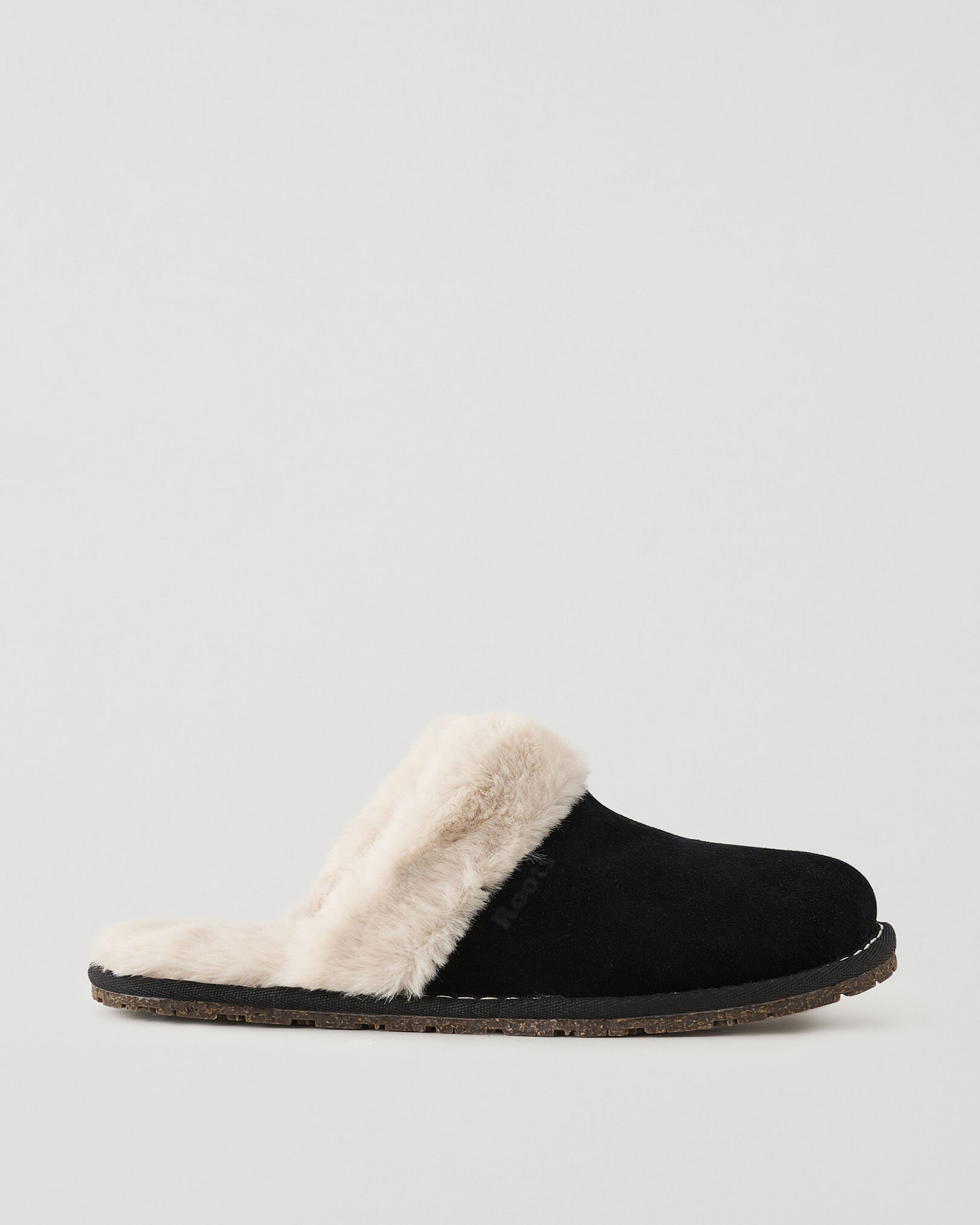 Womens Mule Suede Slipper