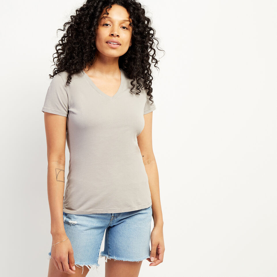 Roots Essential Slim V-neck T-shirt