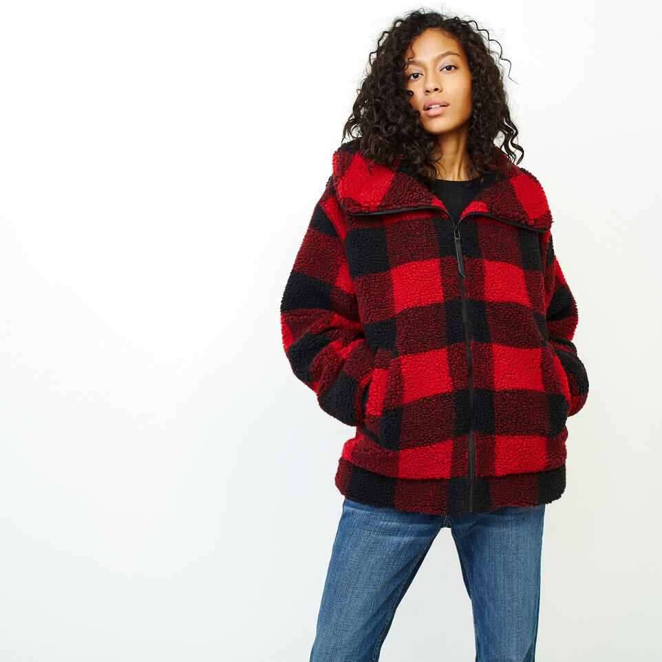 Roots Park Plaid Sherpa Jacket