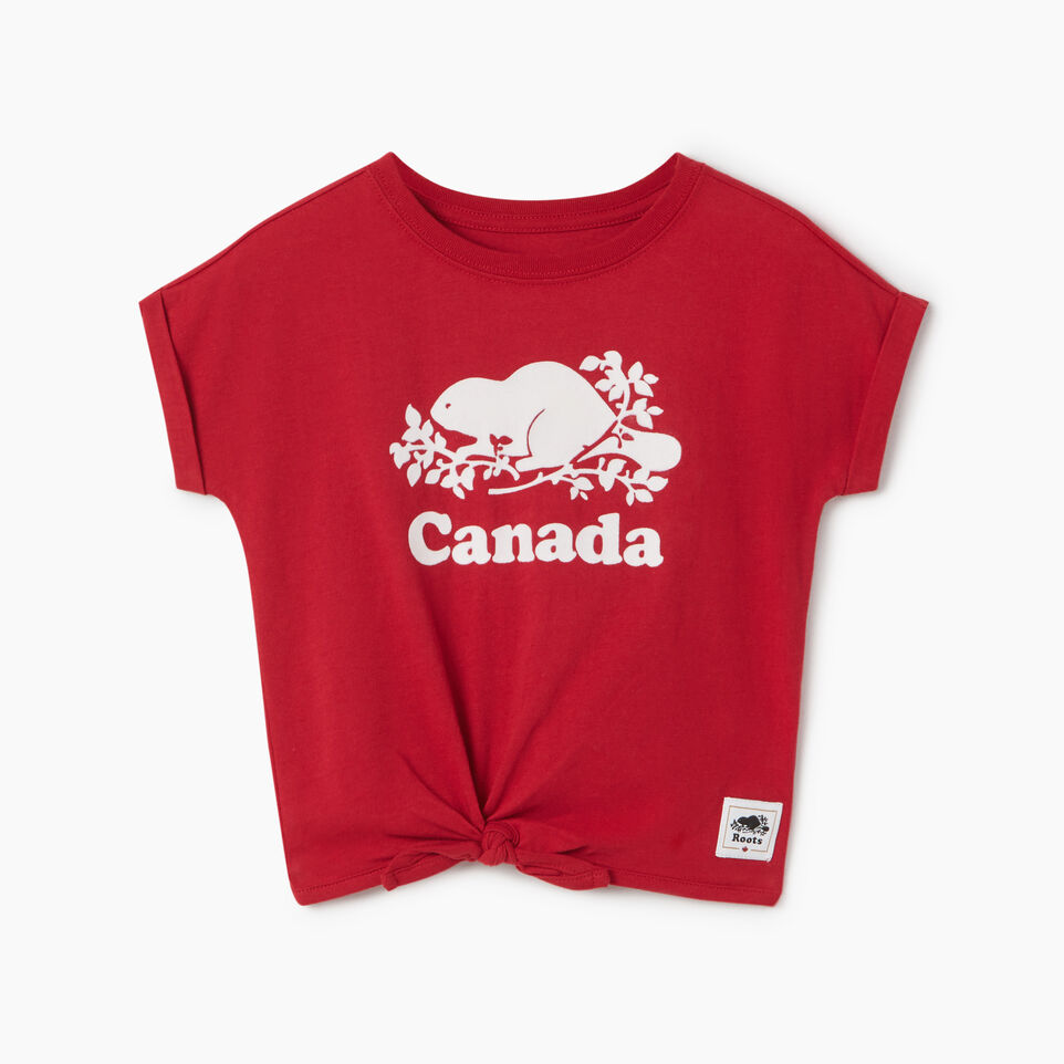 Roots Toddler Canada Tie T-shirt