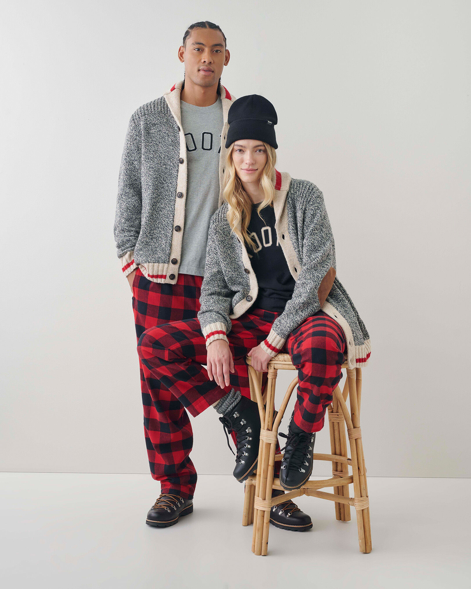 Gender Free Heritage Cabin Shawl Cardigan