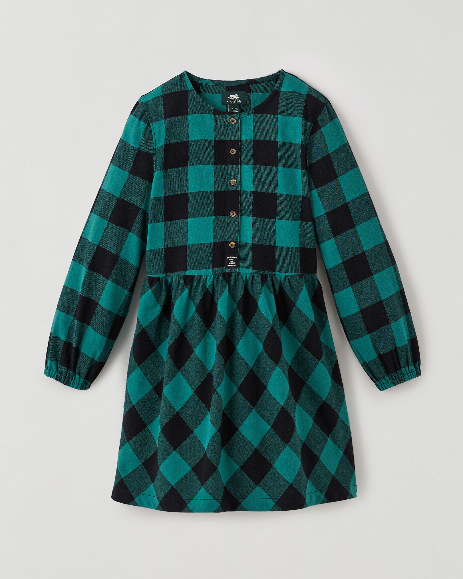 Girls Park Plaid Dress