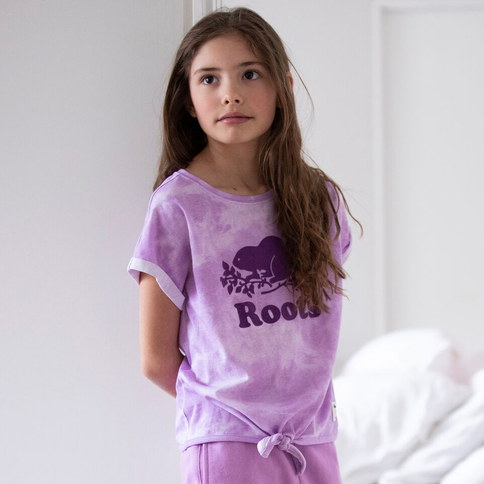 Roots Girls Tie T-shirt