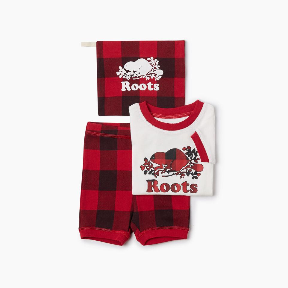 Roots Boys Plaid PJ Set