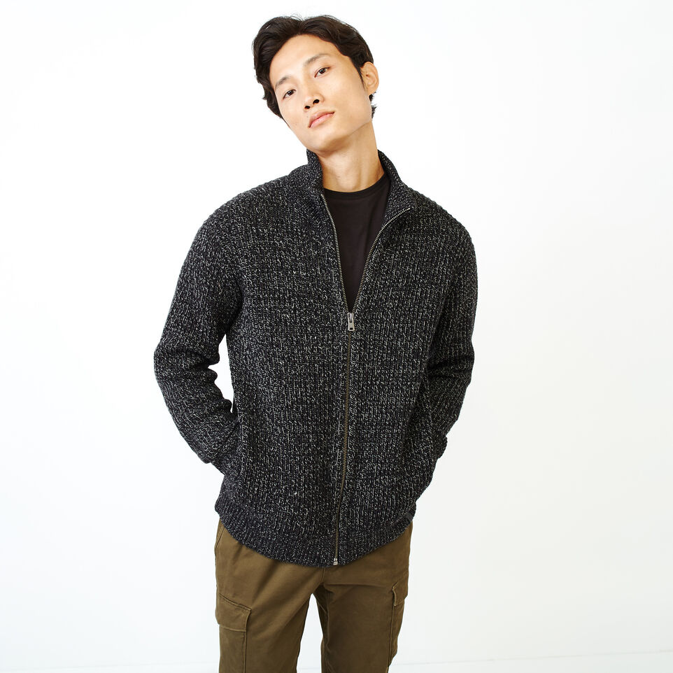 Roots Snowy Fox Zip Mock Jacket