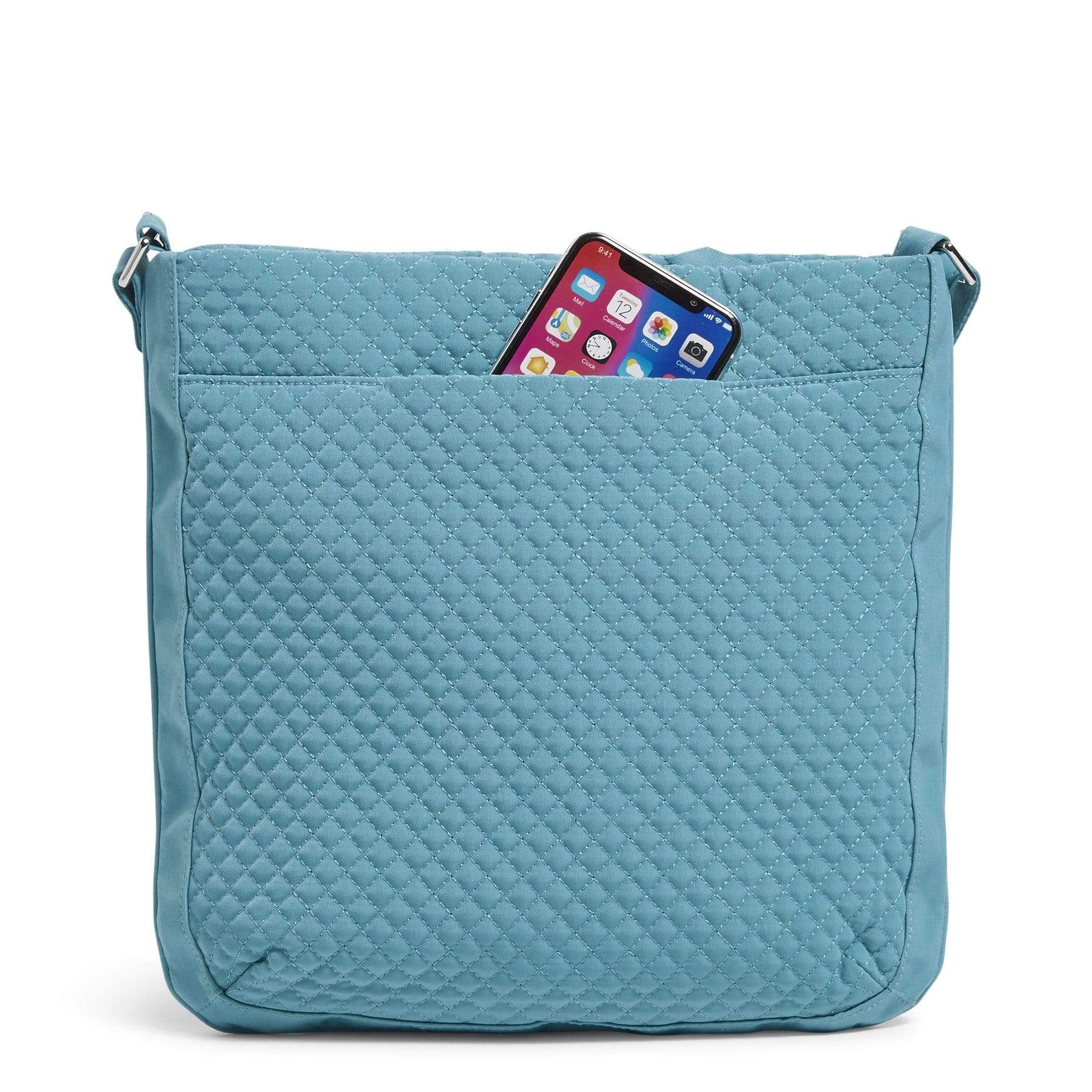 Triple Zip Hipster Crossbody Bag