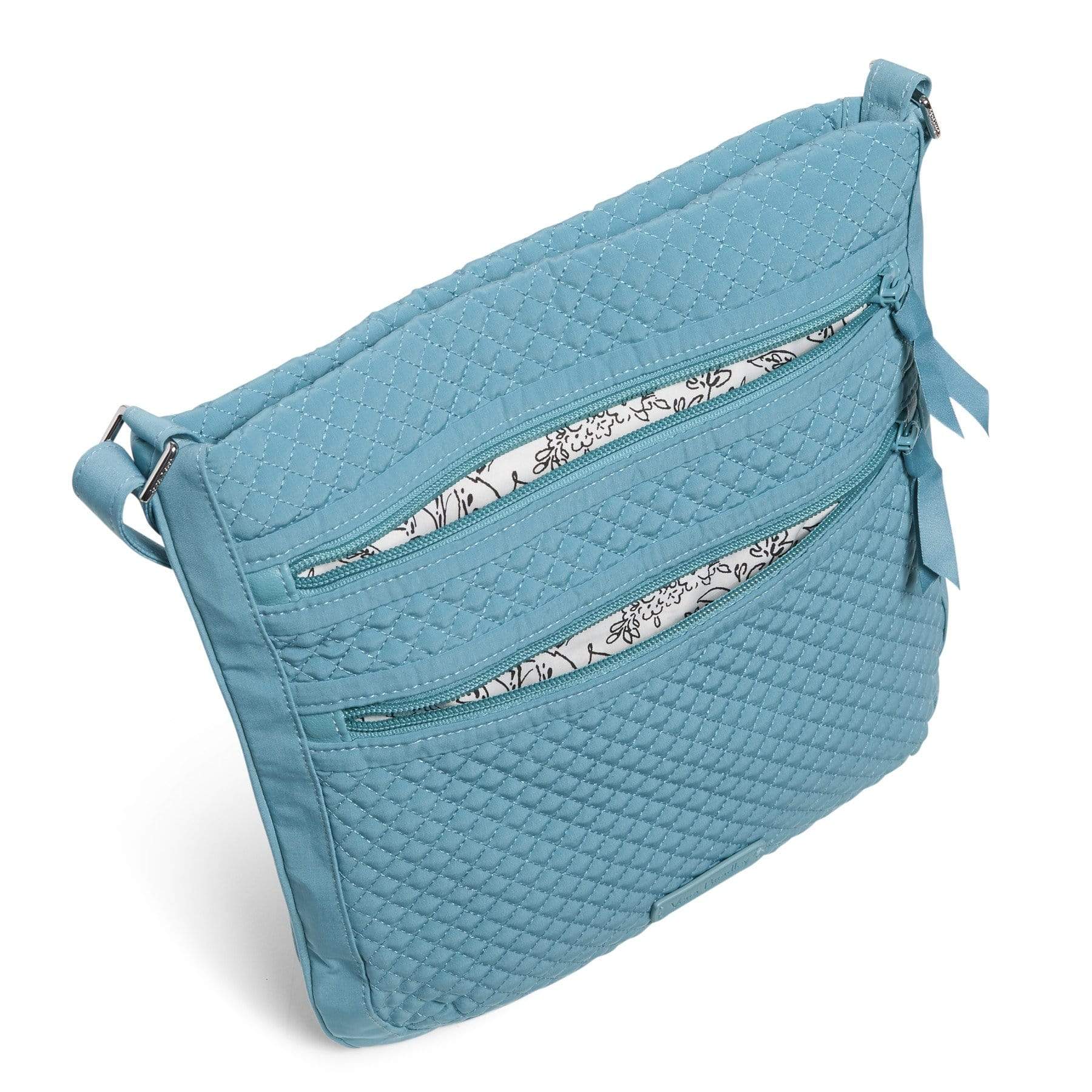 Triple Zip Hipster Crossbody Bag