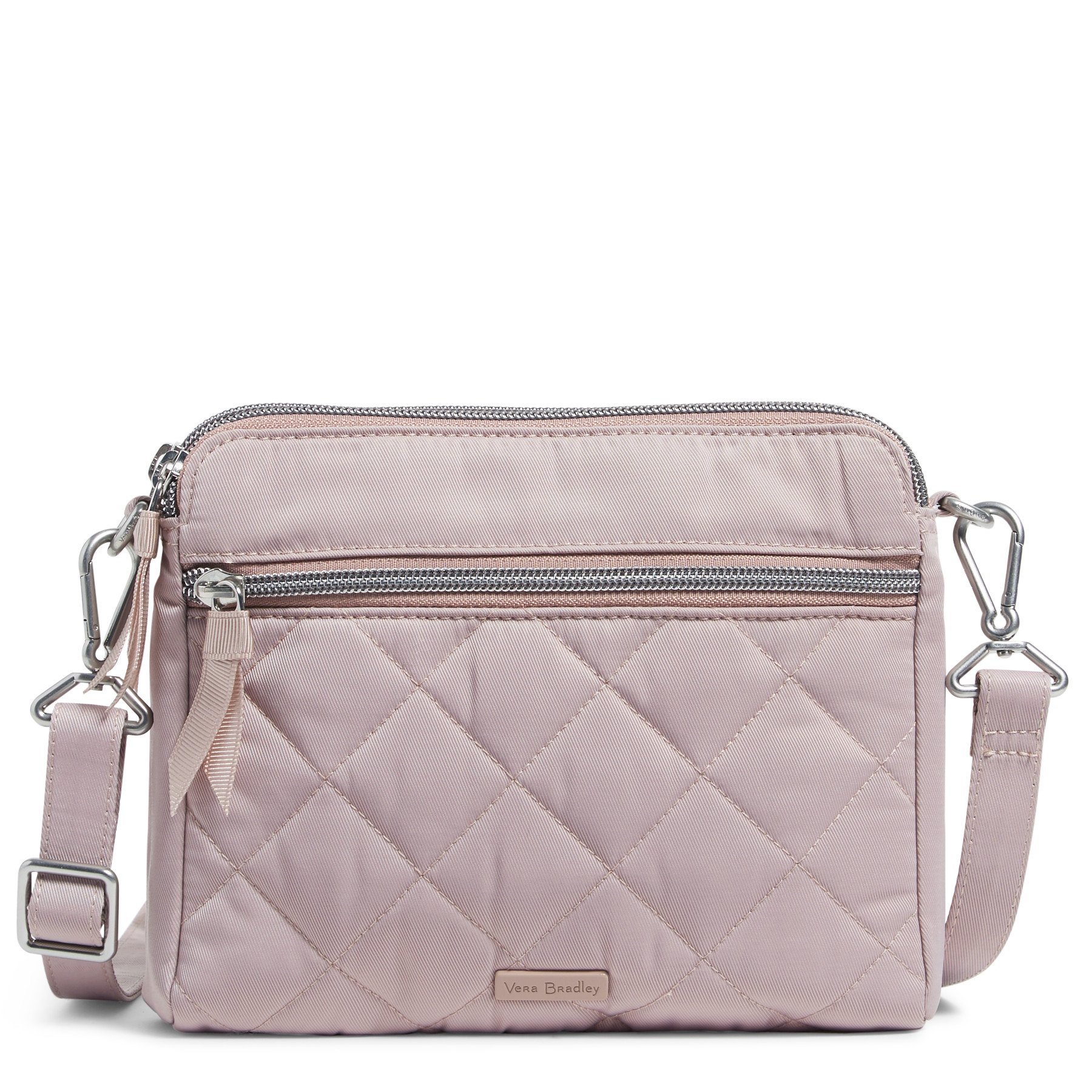 RFID Medium Triple Compartment Crossbody Bag