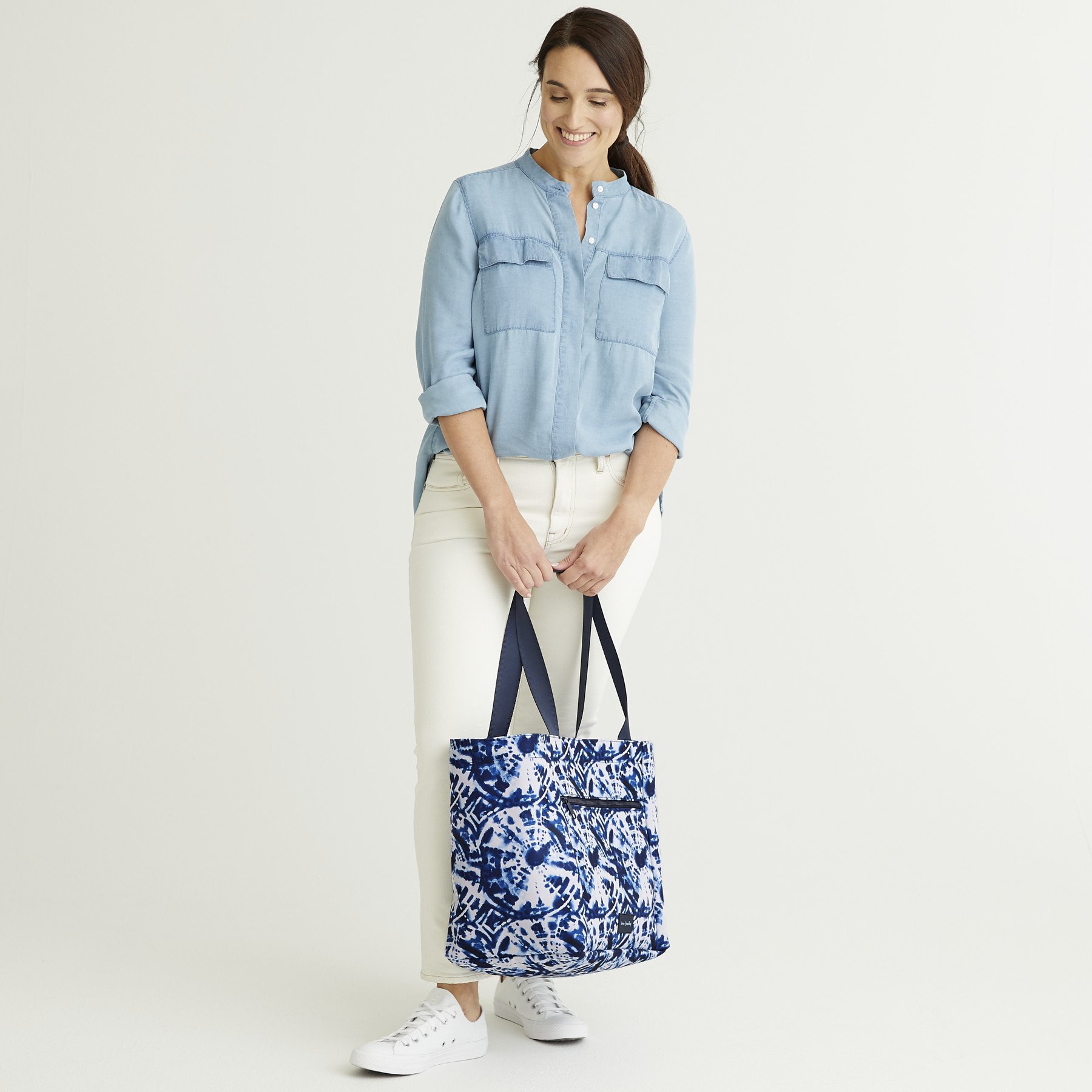 Drawstring Family Tote Bag