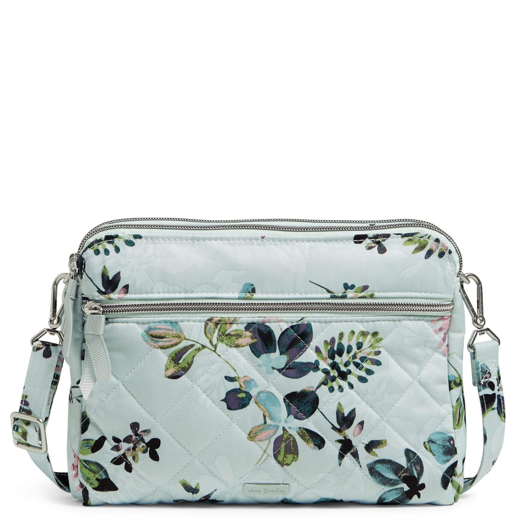 Triple Compartment Crossbody Bag