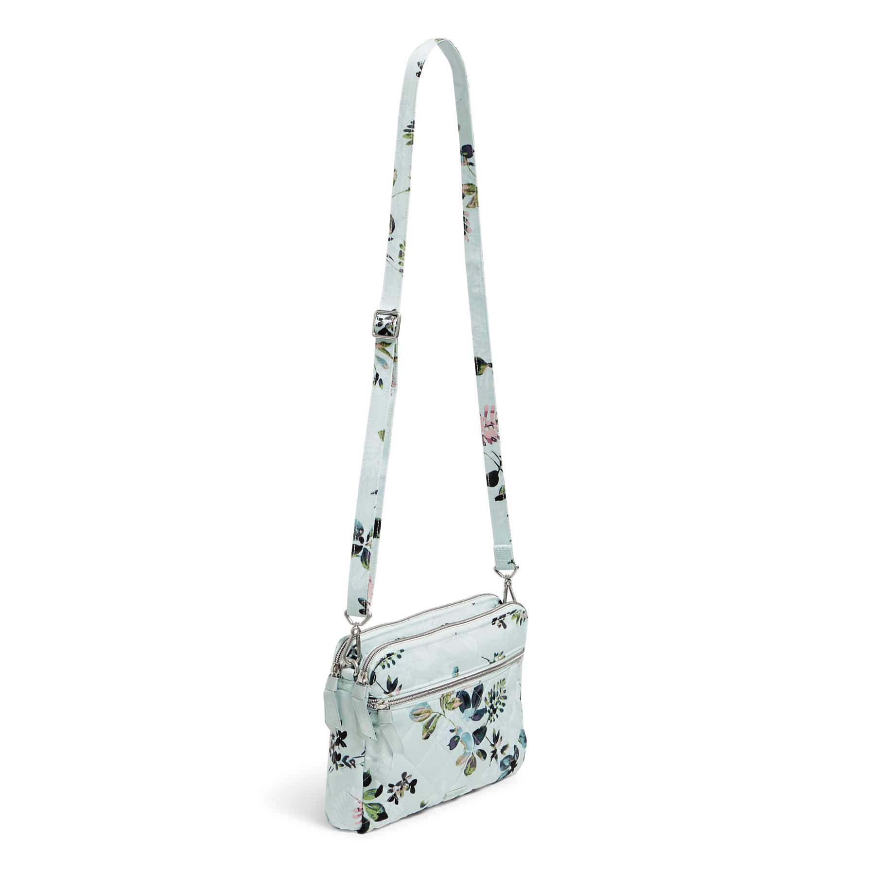 Triple Compartment Crossbody Bag