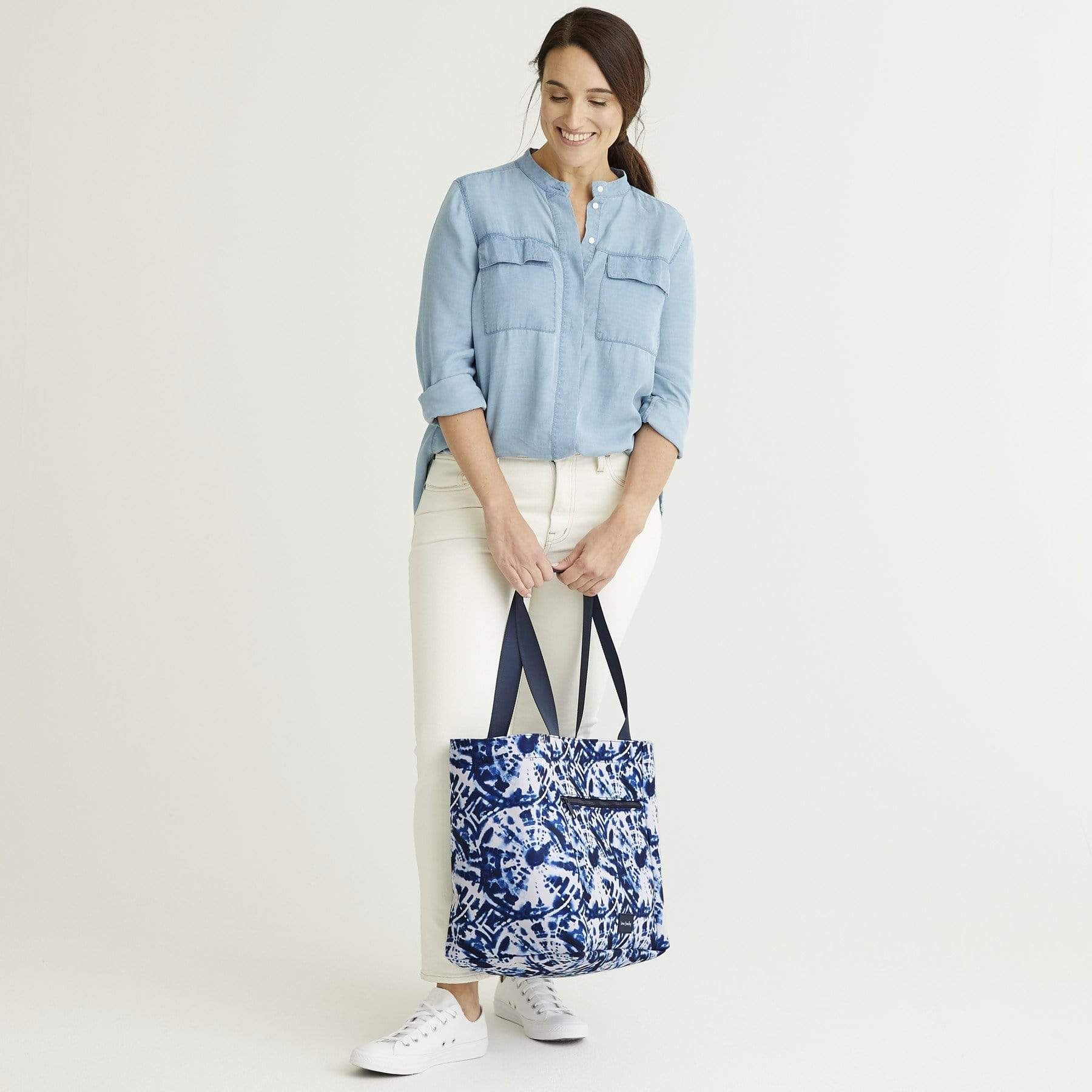 Drawstring Family Tote Bag