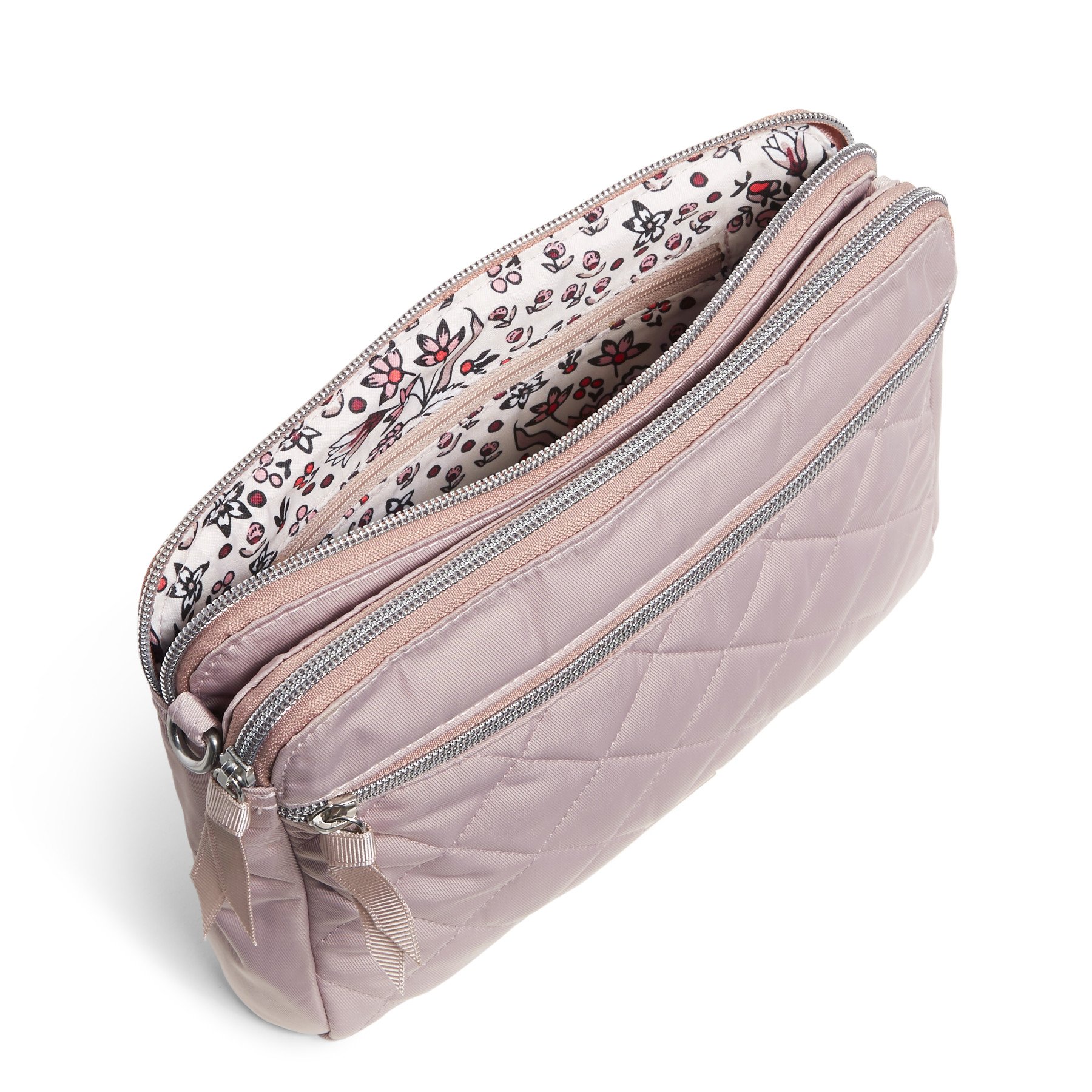 Triple Compartment Crossbody Bag