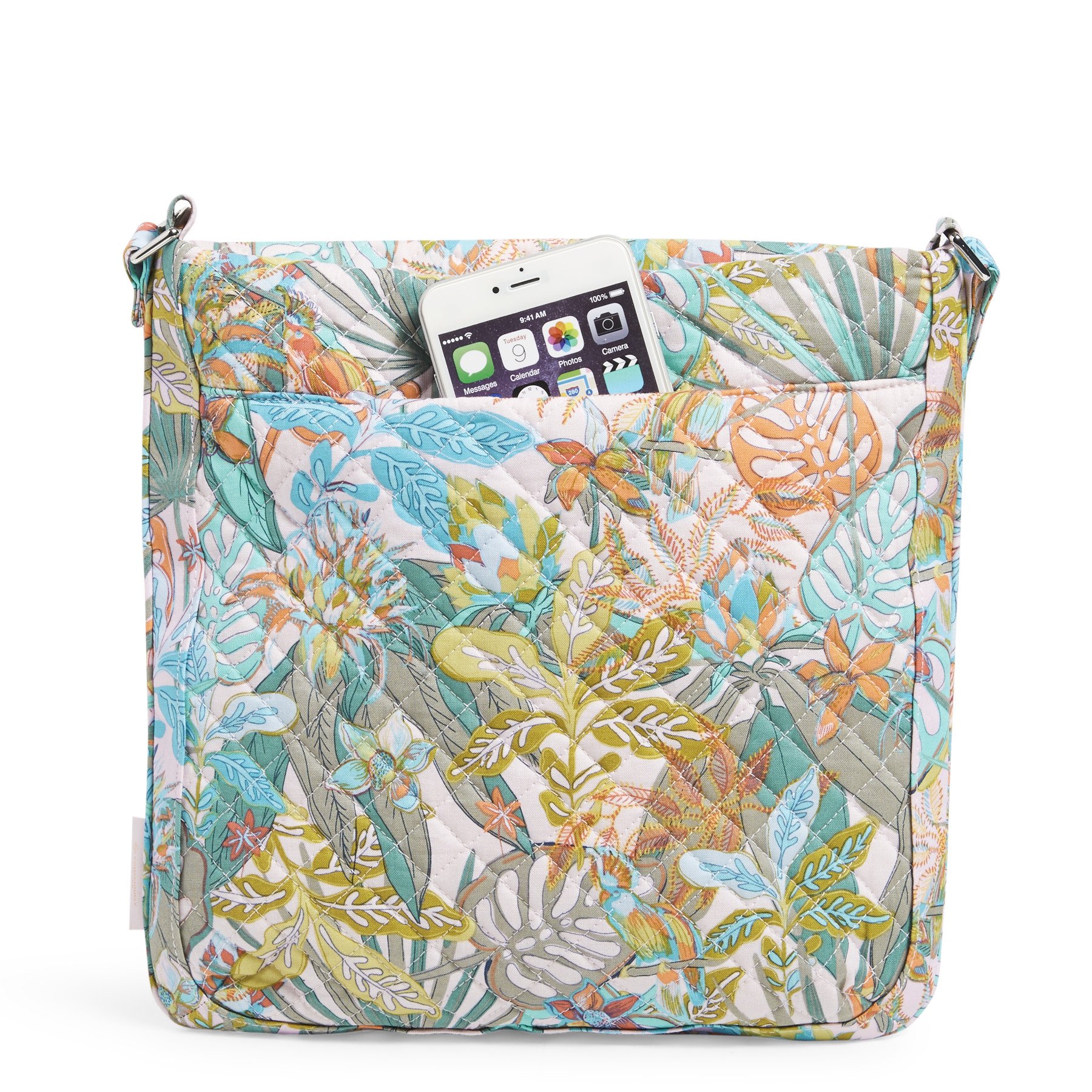 Triple Zip Hipster Crossbody Bag