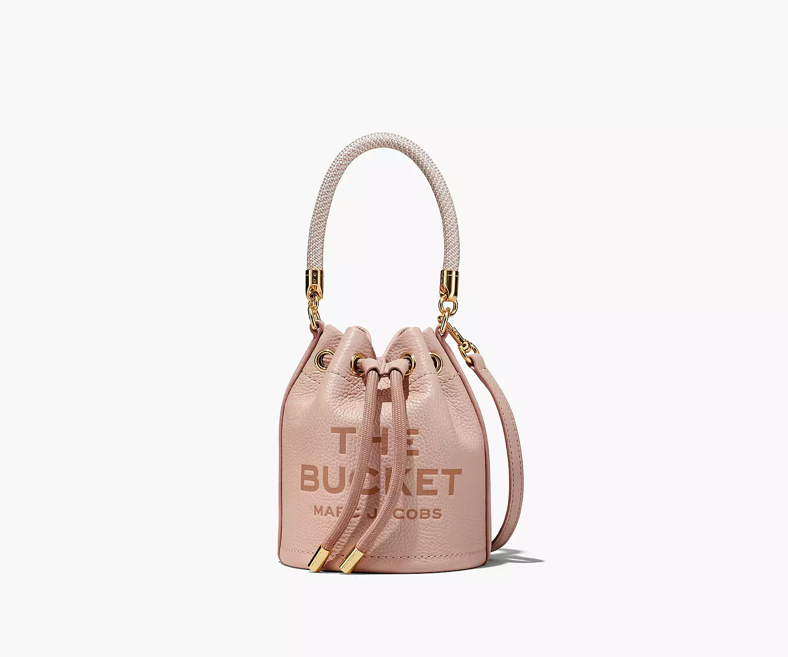 THE LEATHER MICRO BUCKET BAG