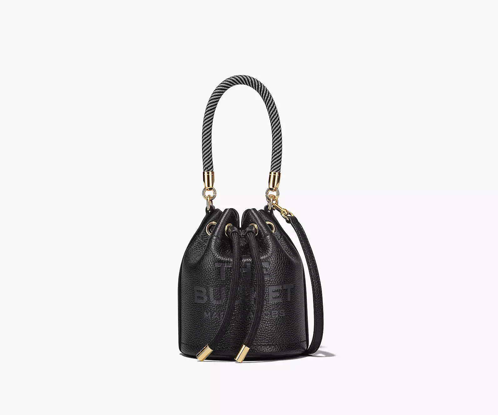 THE LEATHER MICRO BUCKET BAG