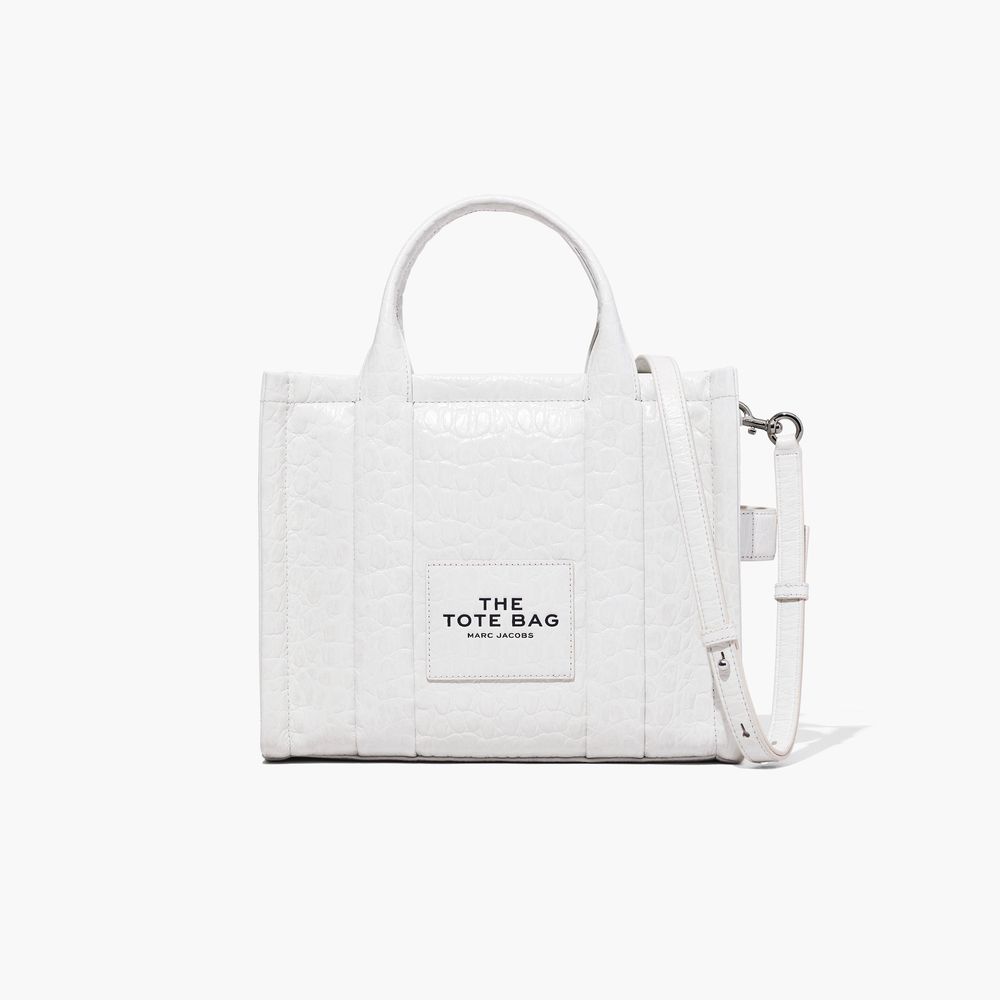 The Croc-Embossed Medium Tote Bag