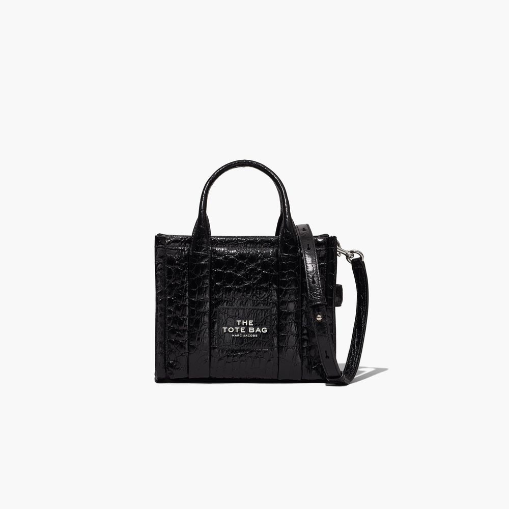 The Croc-Embossed Mini Tote Bag