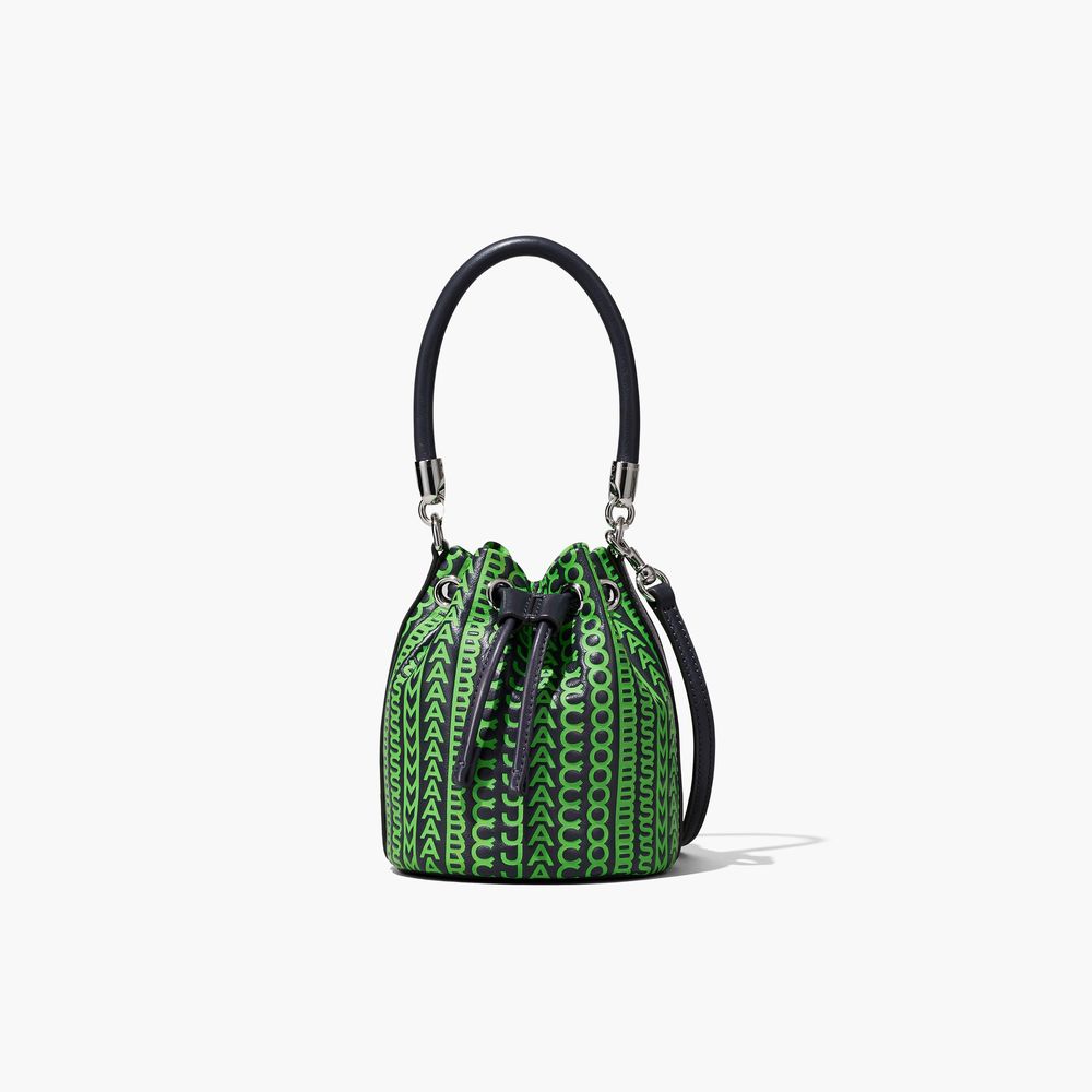 The Monogram Leather Micro Bucket Bag