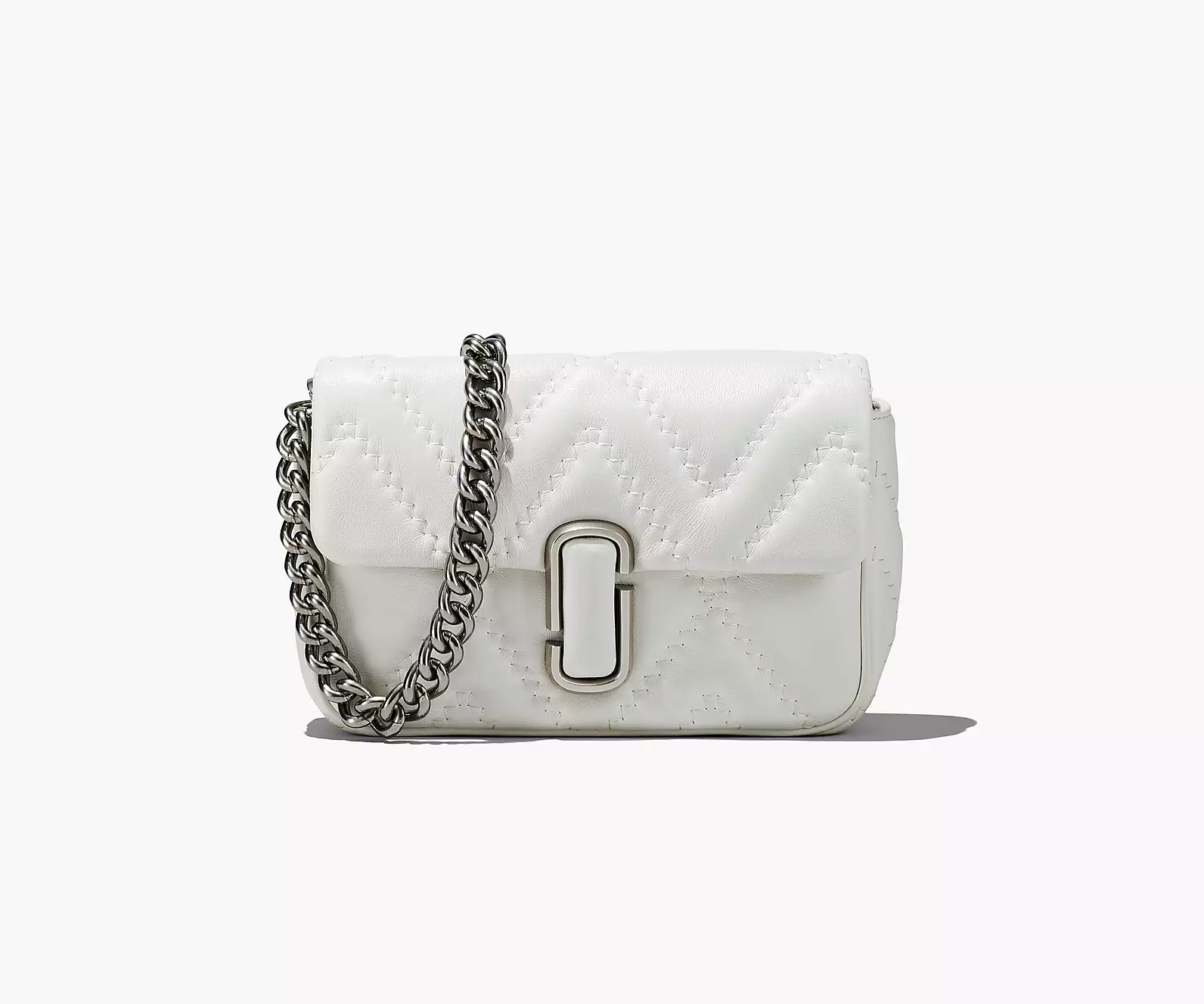 THE QUILTED LEATHER J MARC SHOULDER BAG