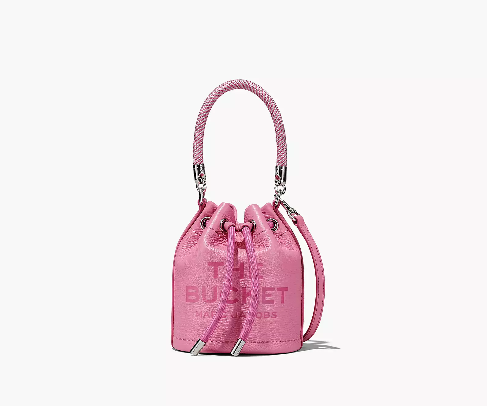 THE LEATHER MICRO BUCKET BAG