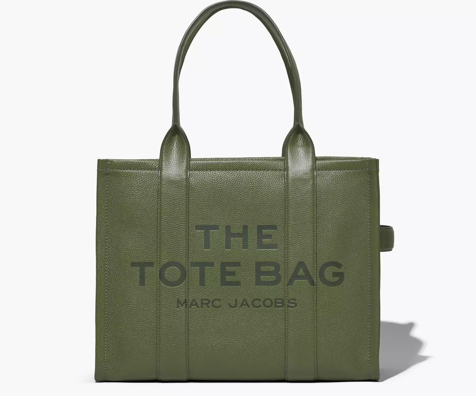 THE LEATHER LARGE TOTE BAG
