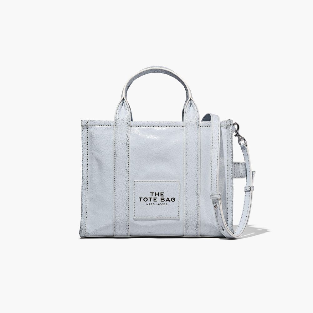 The Crackle Leather Medium Tote Bag