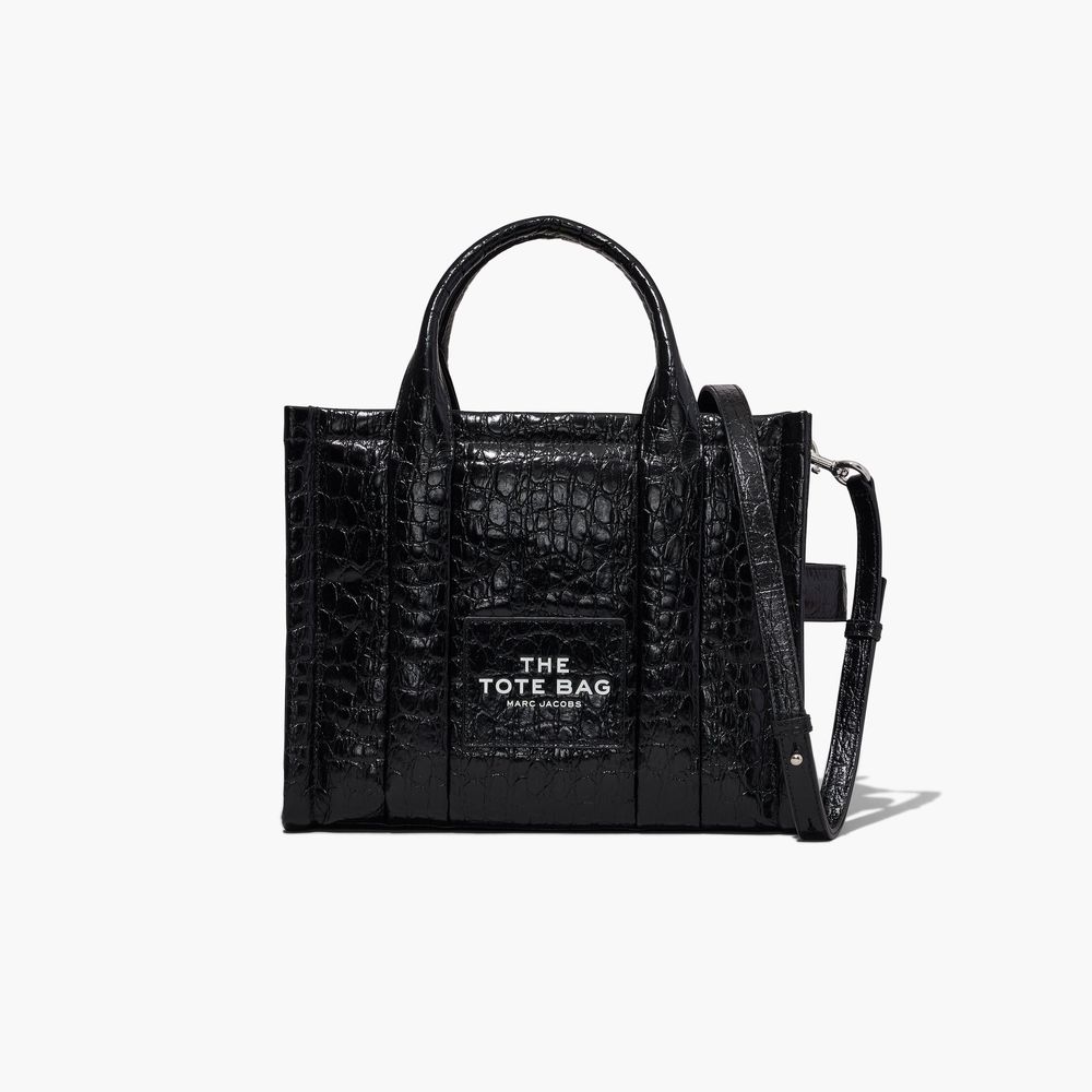 The Croc-Embossed Medium Tote Bag