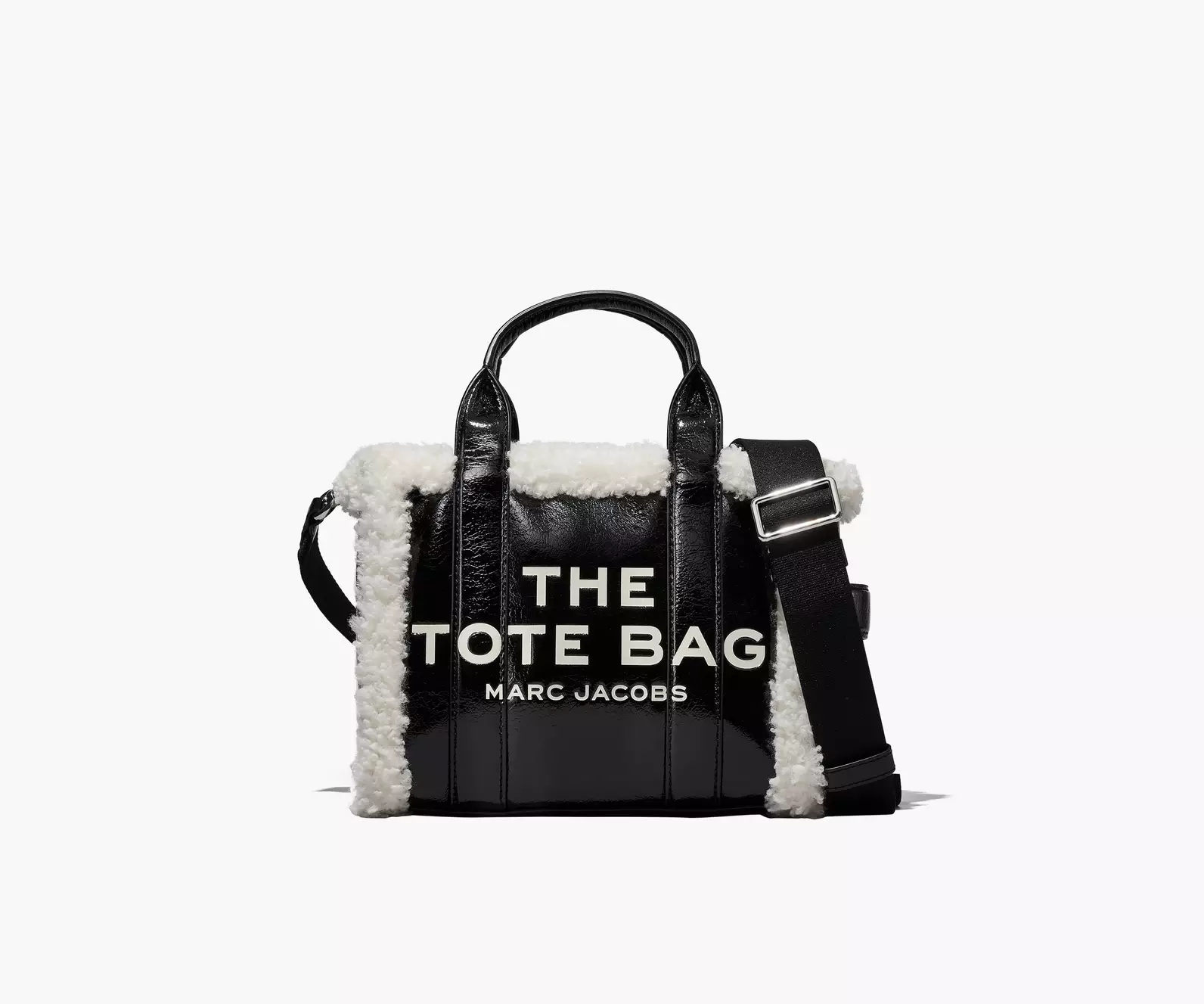 THE MINI CRINKLE LEATHER TOTE BAG