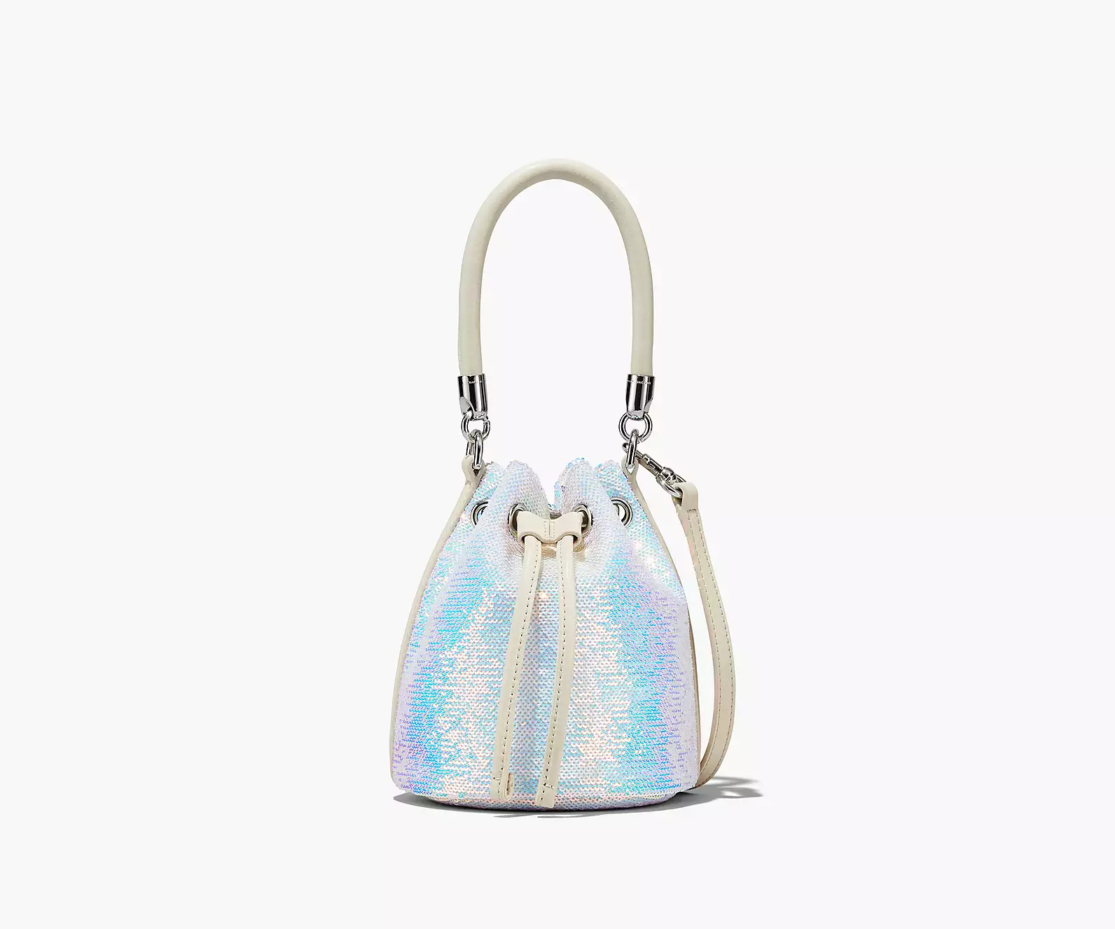 THE SEQUIN MICRO BUCKET BAG